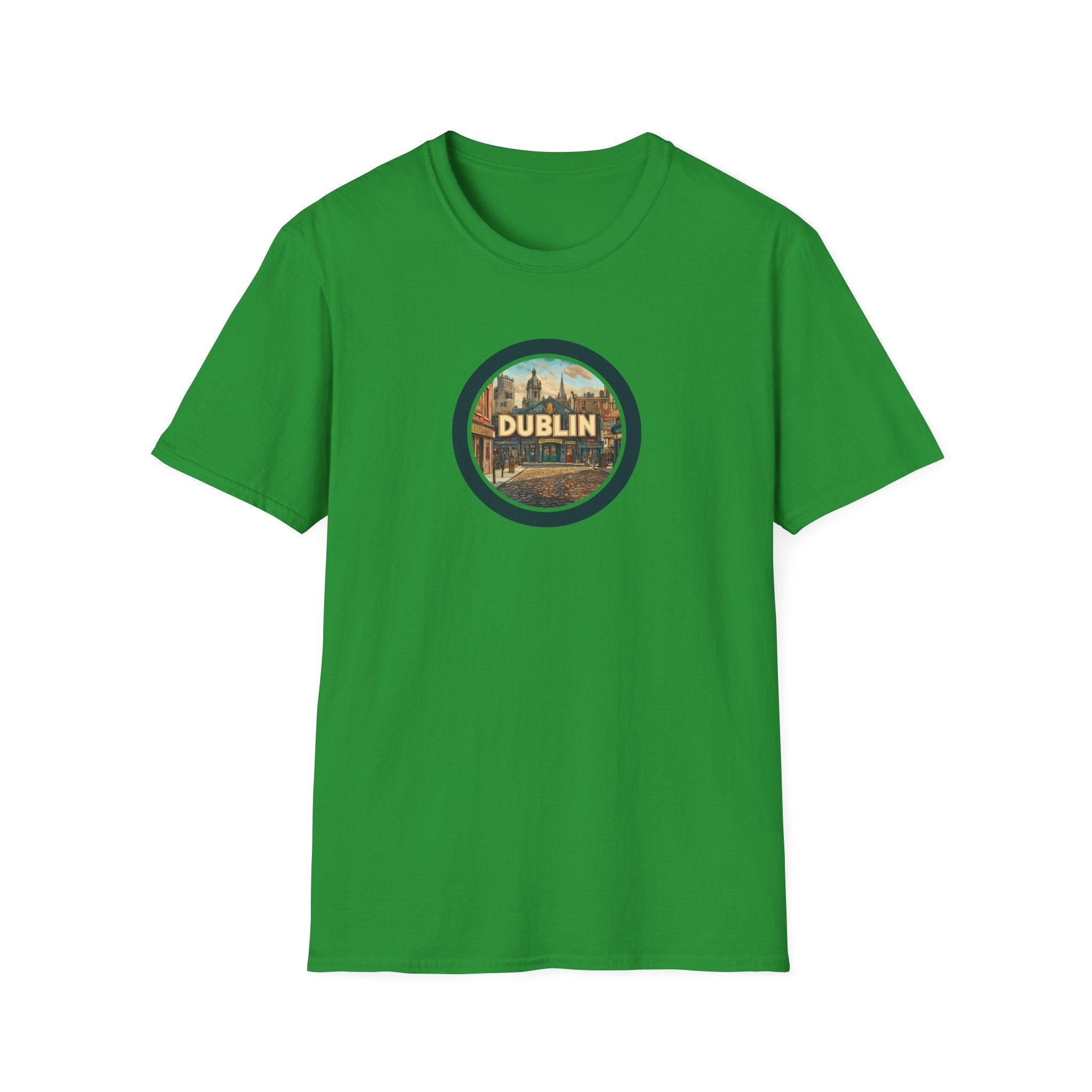 Dublin Vintage Cityscape T-Shirt | Ireland Travel Souvenir