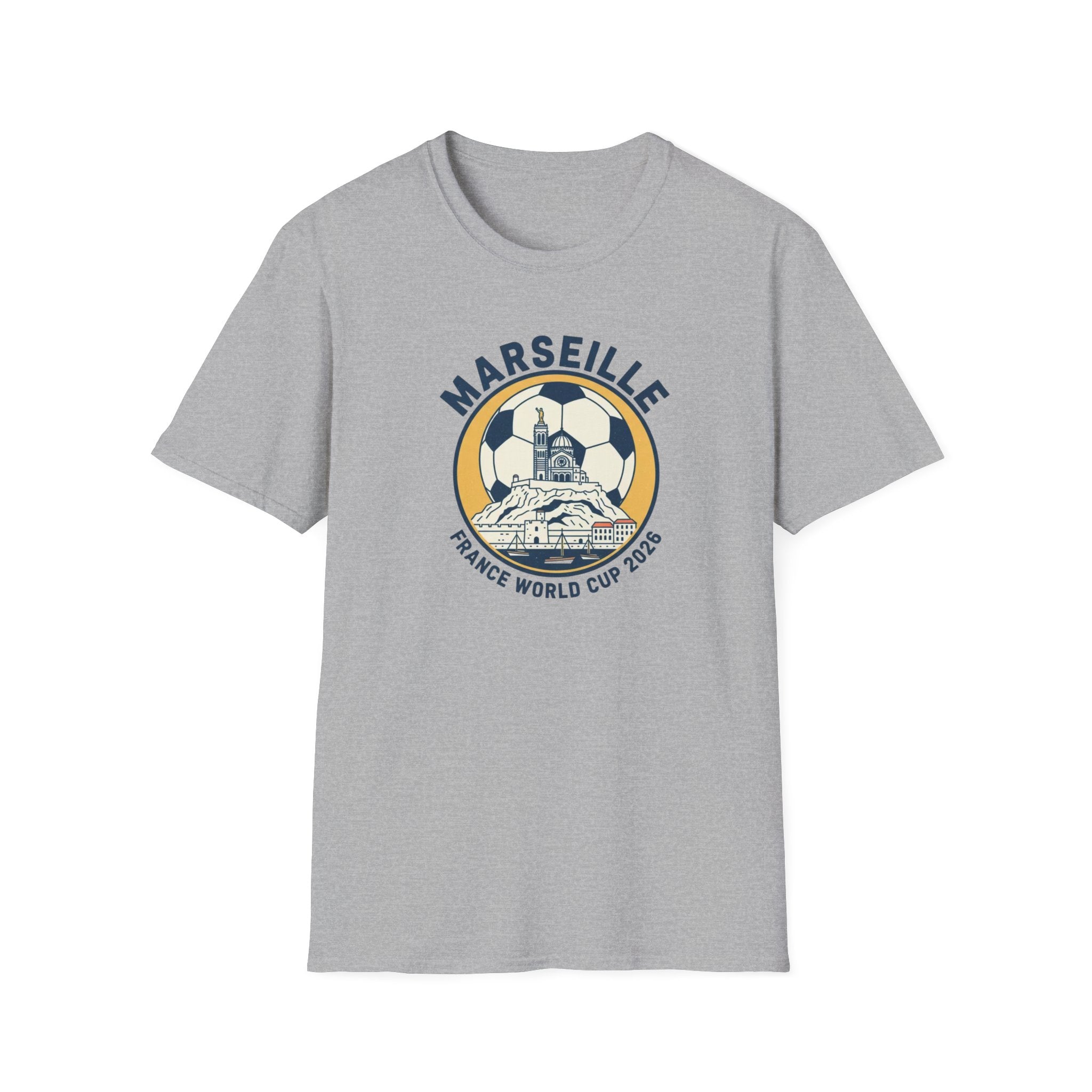 Marseille Soccer T‑Shirt – France World Cup 2026 Stadium Graphic