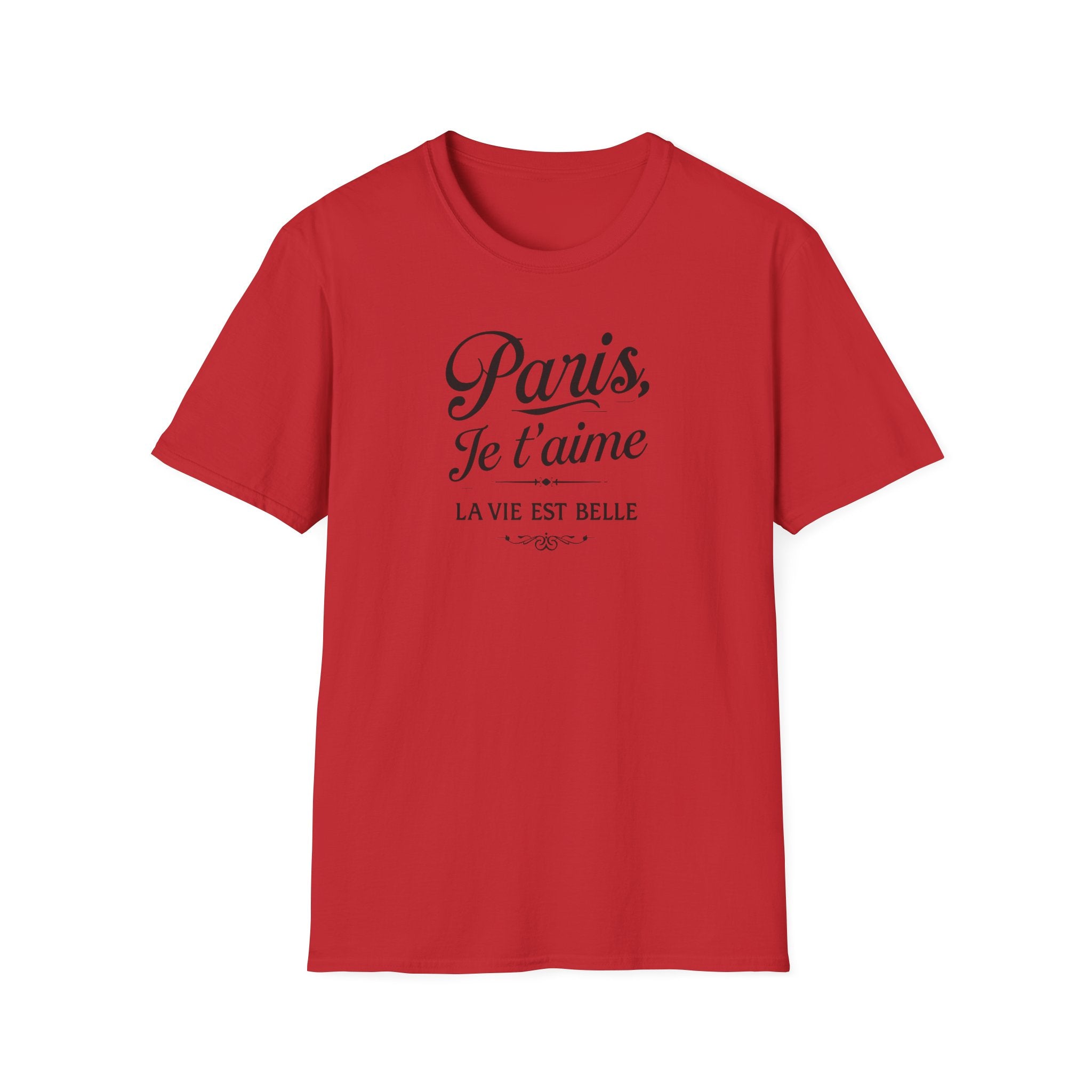 Paris Je t'aime T-Shirt | La Vie Est Belle Parisian Script