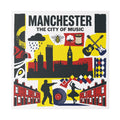 Manchester — The City of Music Stretched Canvas Wall Art