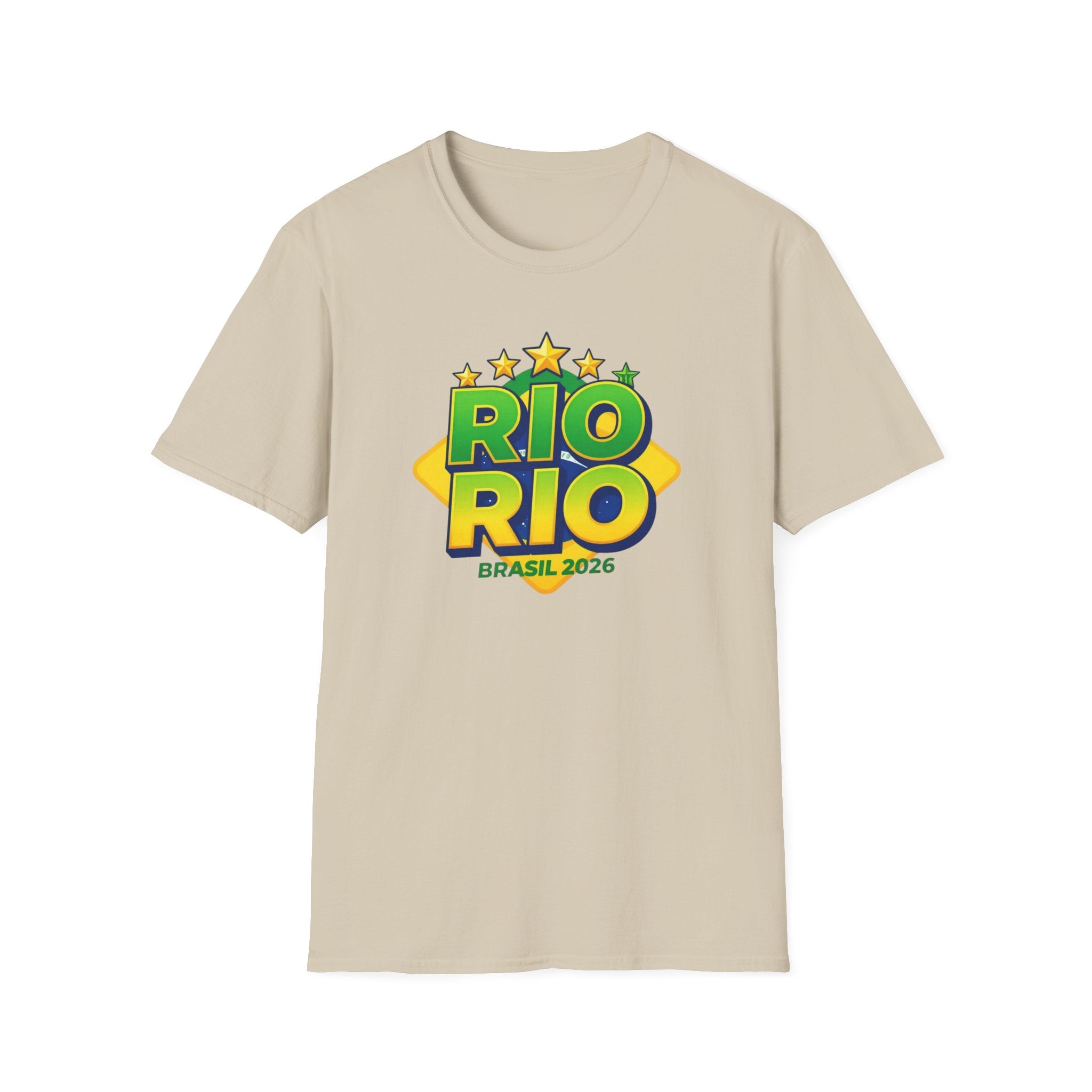 Rio Rio Brasil 2026 T-Shirt — Bright Brazilian Travel Souvenir Tee