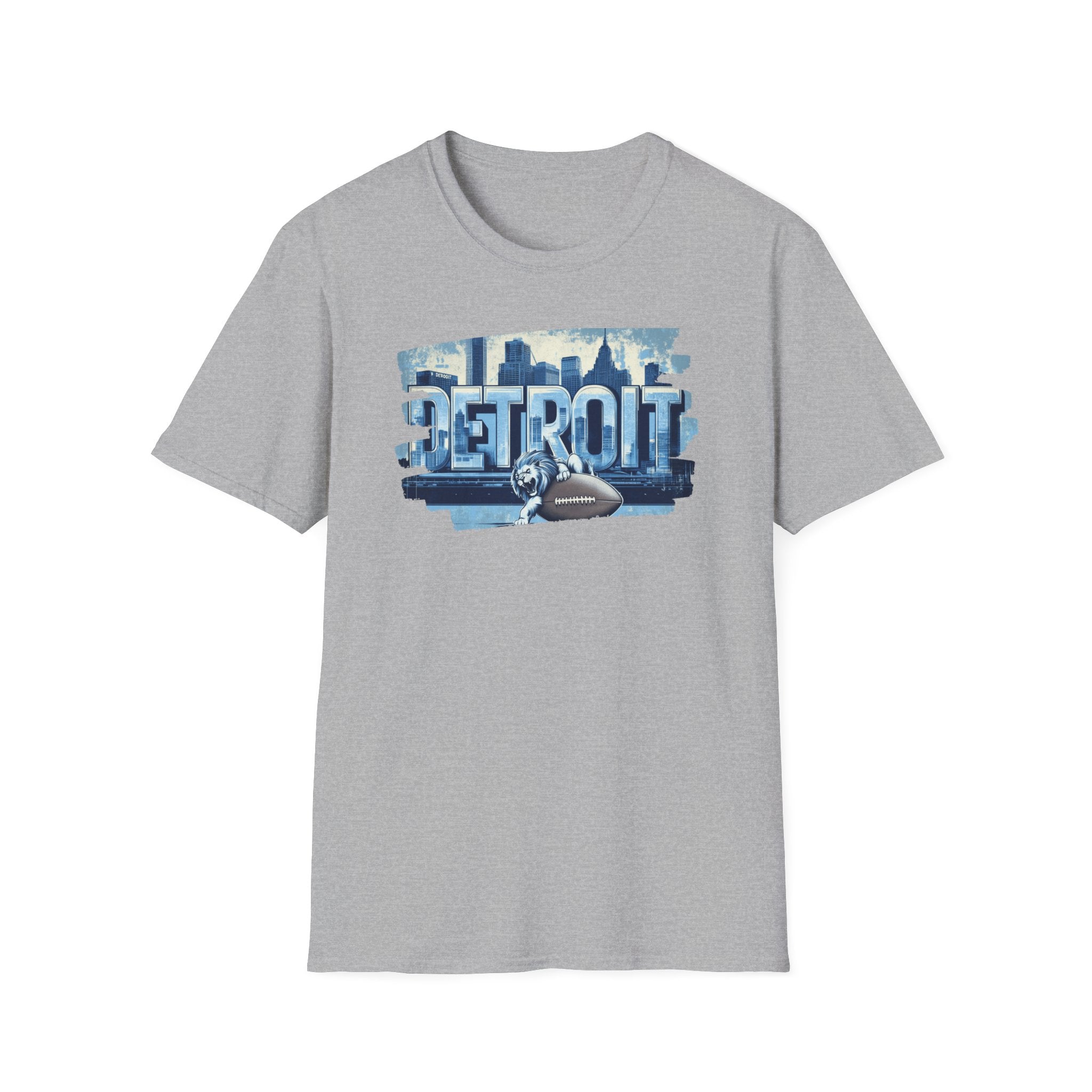 Detroit Skyline Graphic Tee | Detroit City Map, Urban Motor City