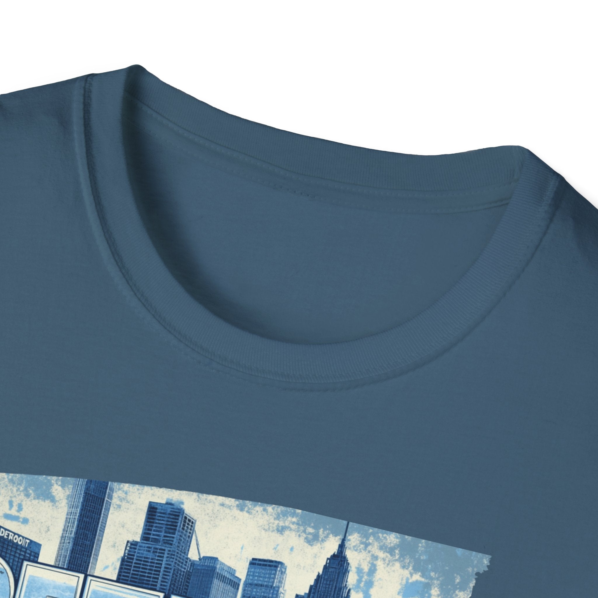 Detroit Skyline Graphic Tee | Detroit City Map, Urban Motor City