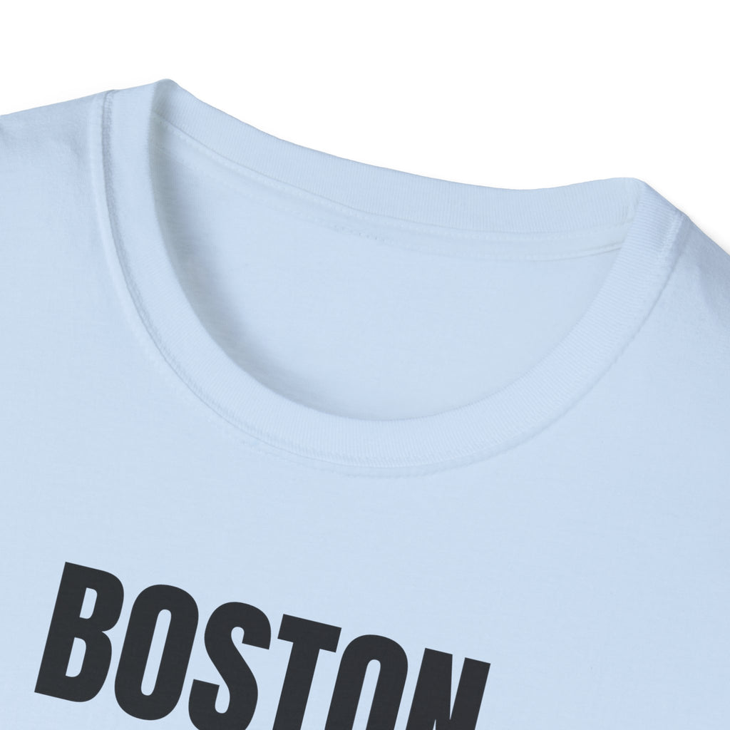 Boston Retro Stripes T-Shirt | Vintage City Graphic
