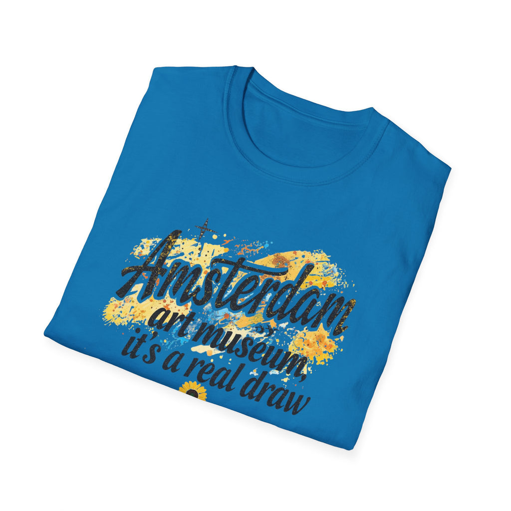 Amsterdam Art Museum T-Shirt — "Amsterdam: art museum, it's a real draw" Travel Tee