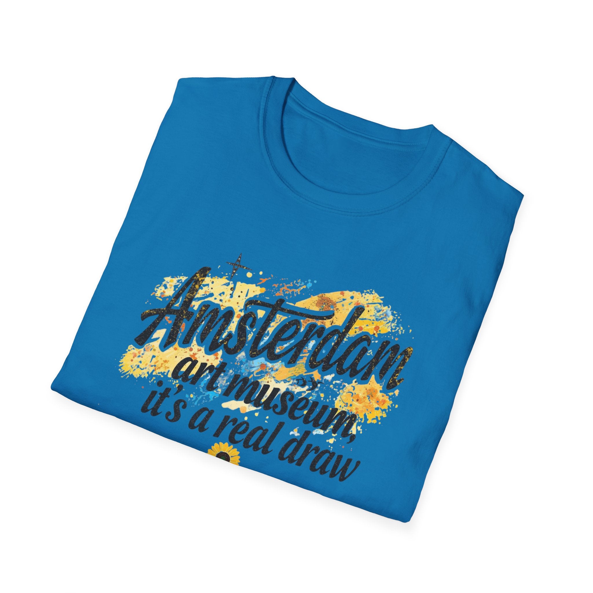 Amsterdam Art Museum T-Shirt — "Amsterdam: art museum, it's a real draw" Travel Tee