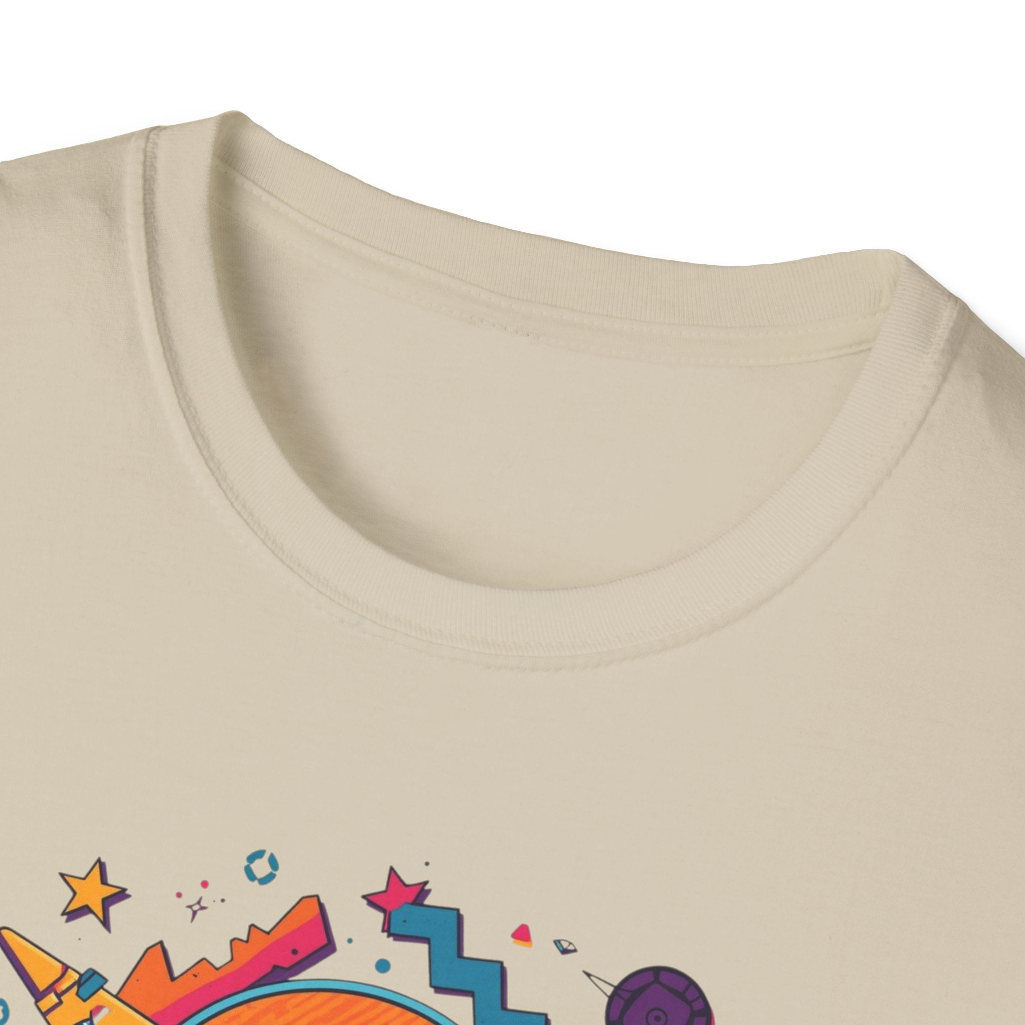 Seattle Retro Graphic T-Shirt — Colorful City Skyline Design