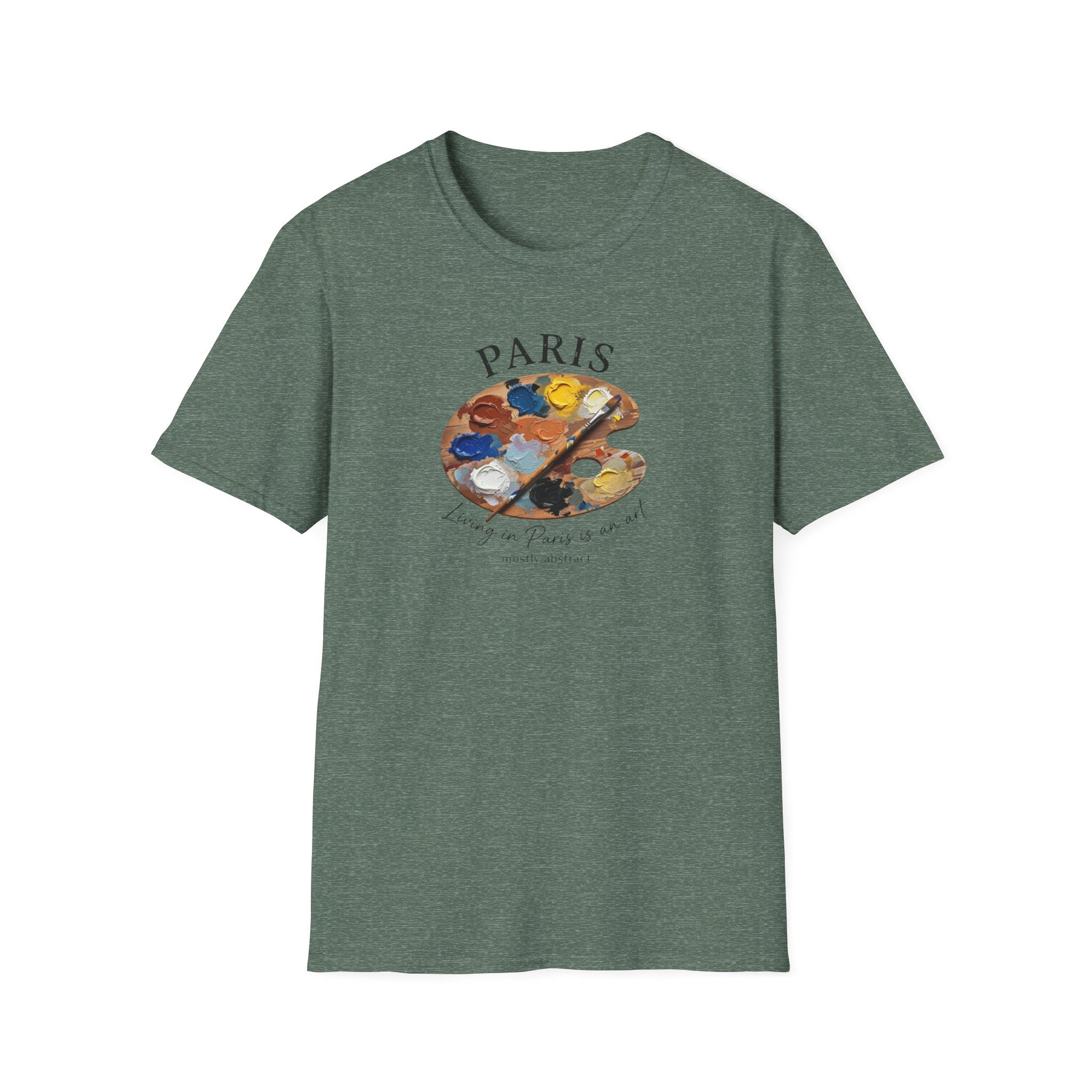 Paris Artist Palette T-Shirt — "Every one of these is a new idea" Artistic Tee