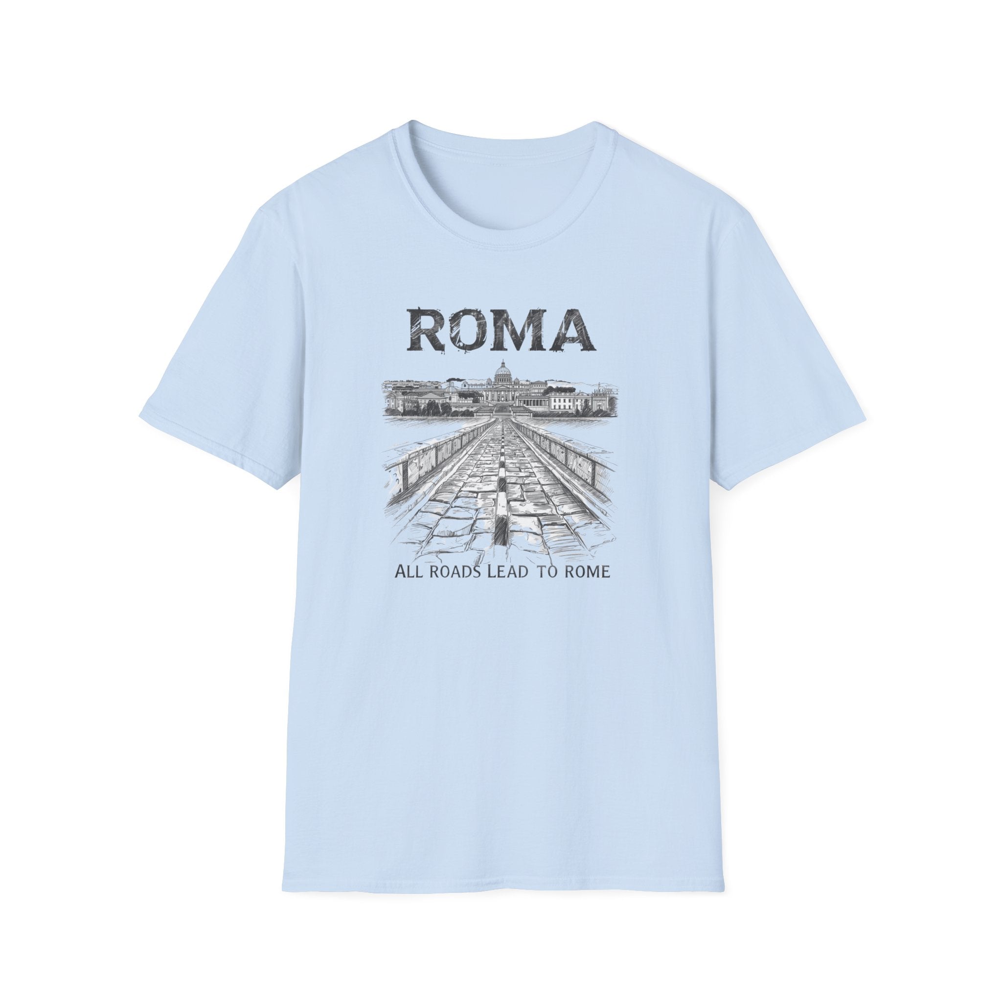 Roma vintage cityscape T-Shirt | All Roads Lead to Rome
