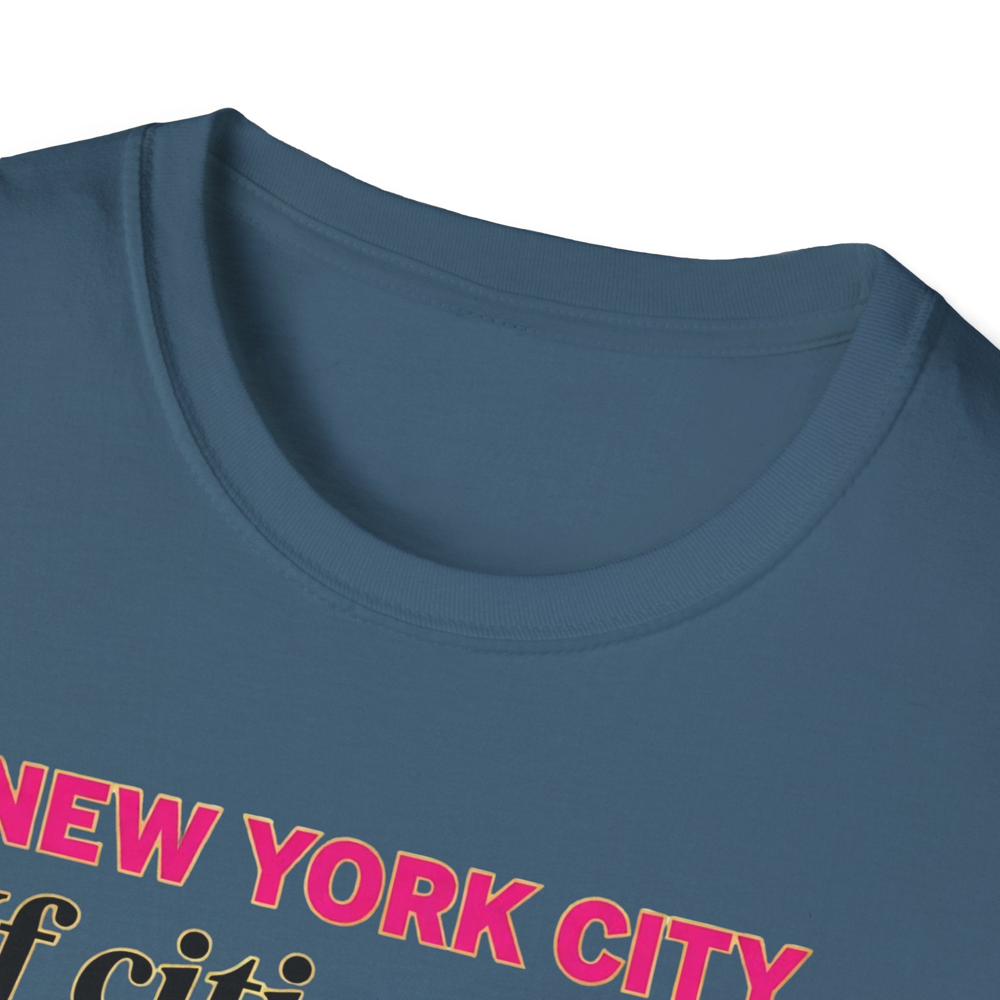 T-Shirt — "New York City: If cities could talk, mine would sass" Lipstick & Kiss Graphic