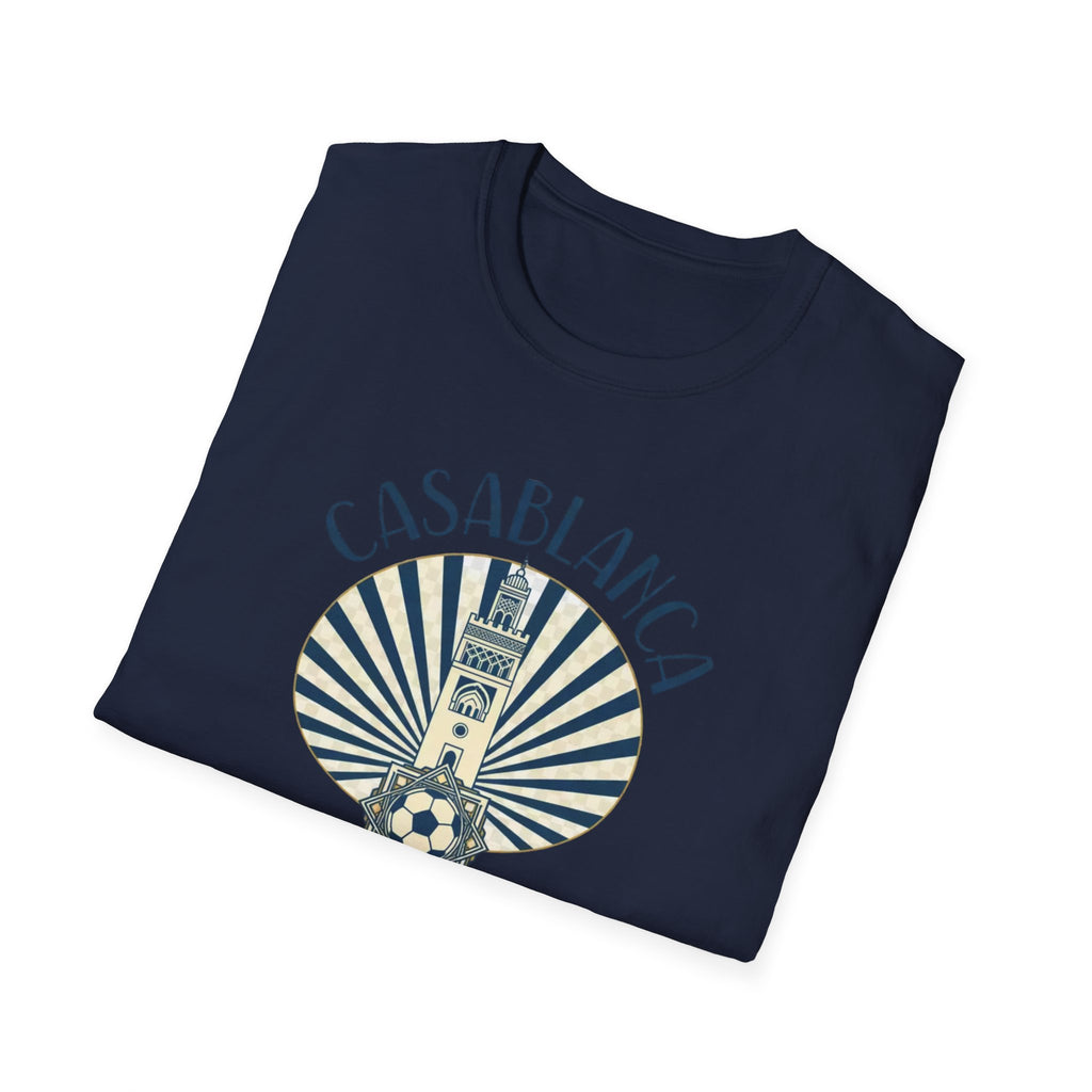 Casablanca Vintage Travel T-Shirt — Morocco World Cup 2026 Souvenir