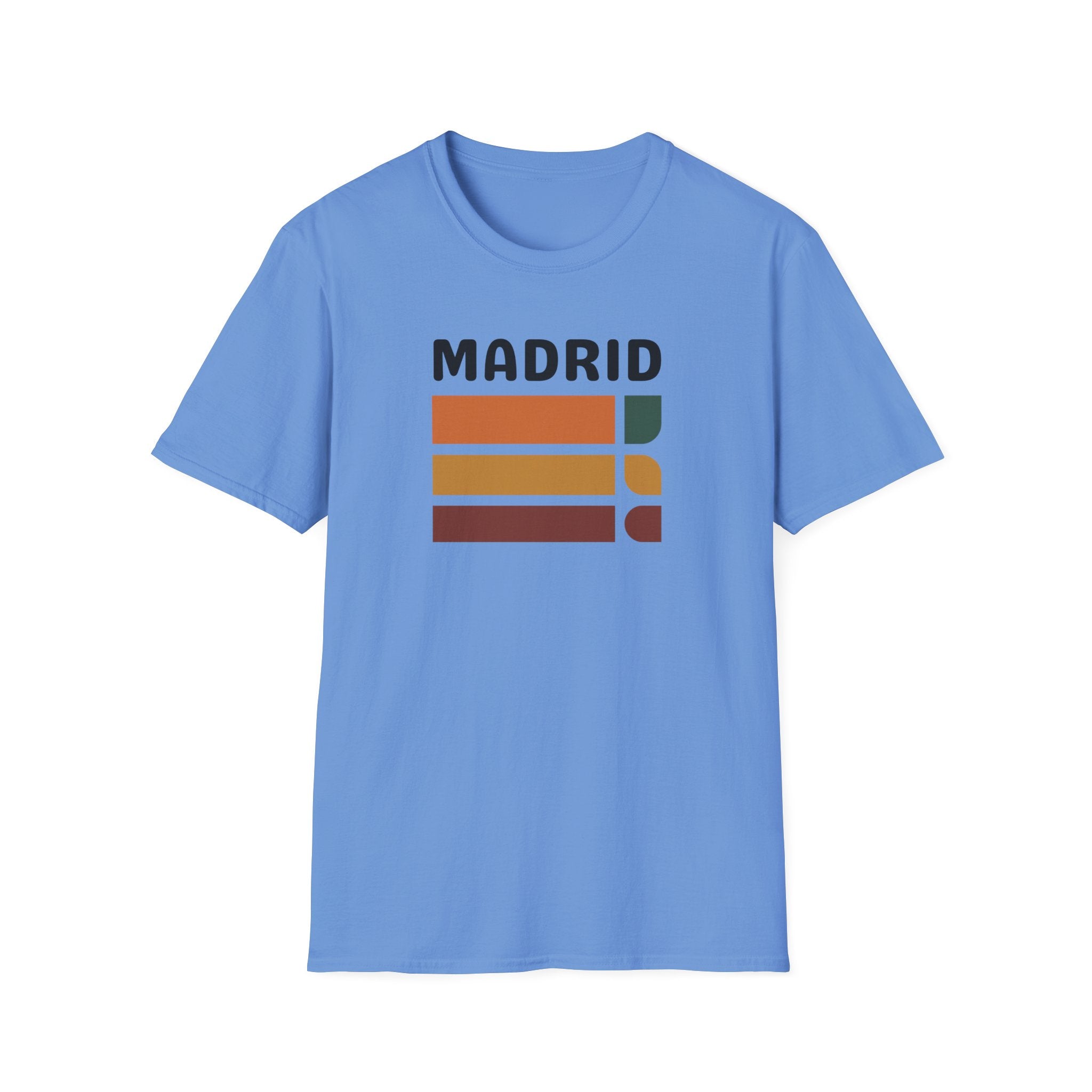 Madrid Retro Stripes T-Shirt | Vintage City Graphic