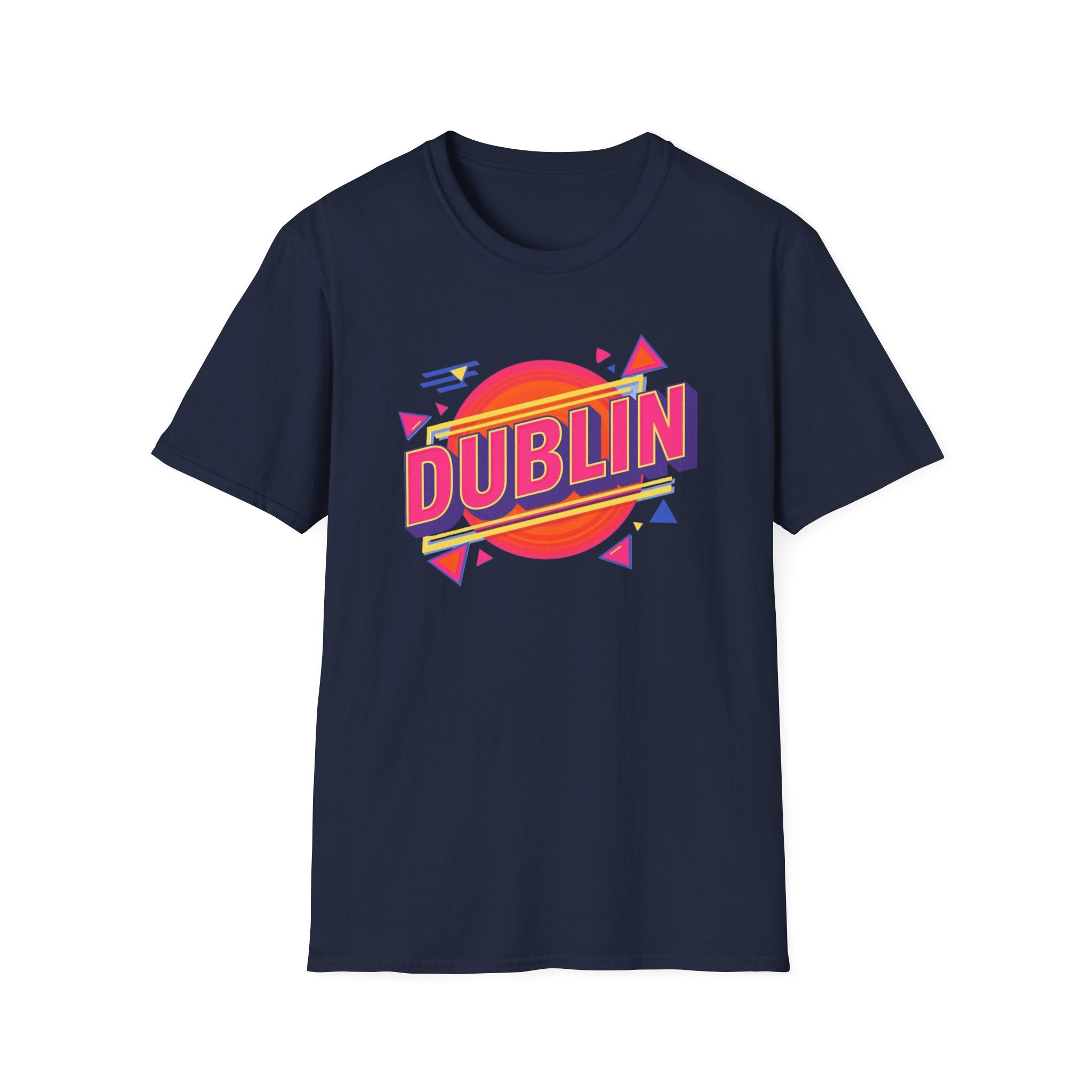 Dublin Retro 3D Unisex Softstyle T-Shirt
