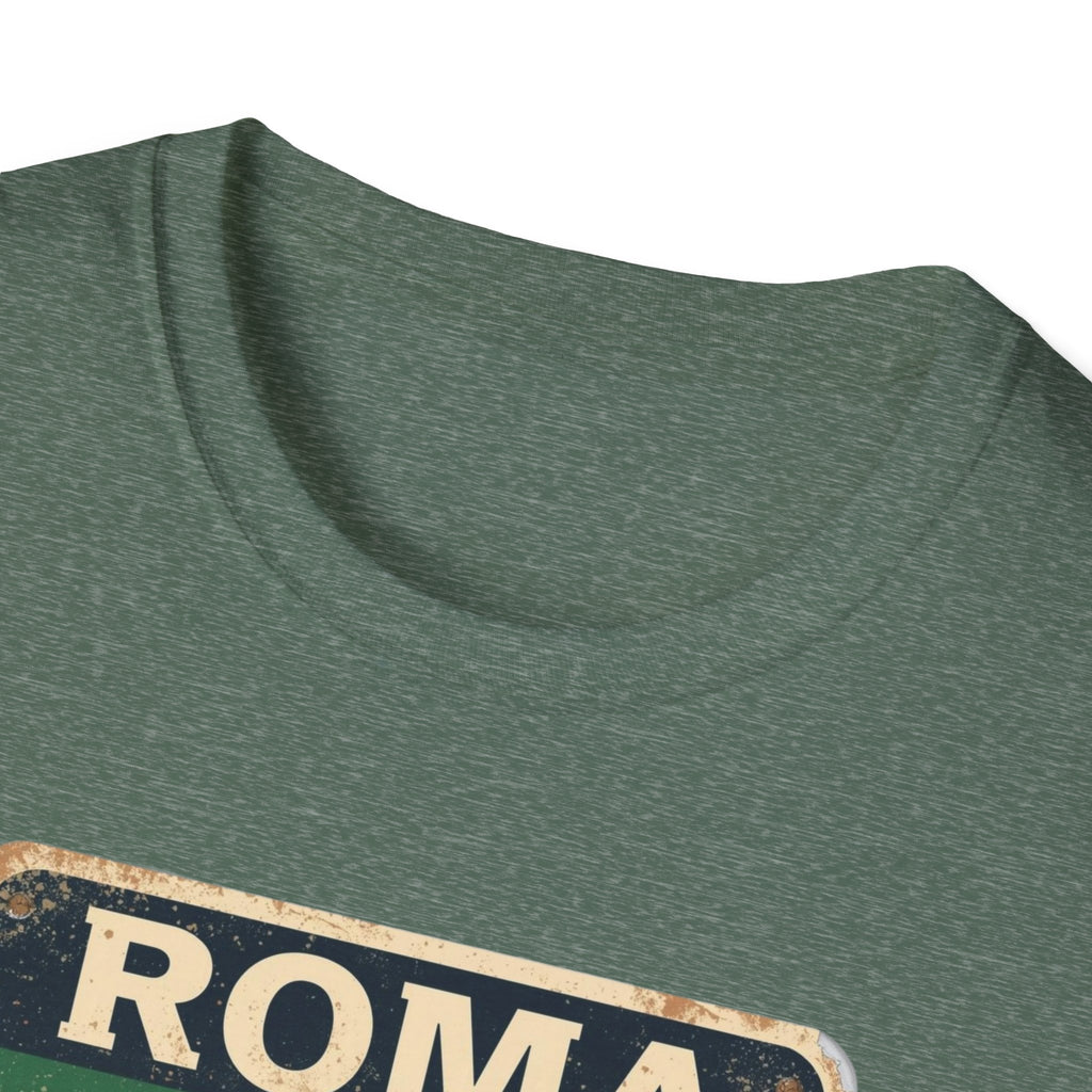 Roma Vintage Italy T-Shirt — "Honk If You Like Silence" Retro Rome Tee
