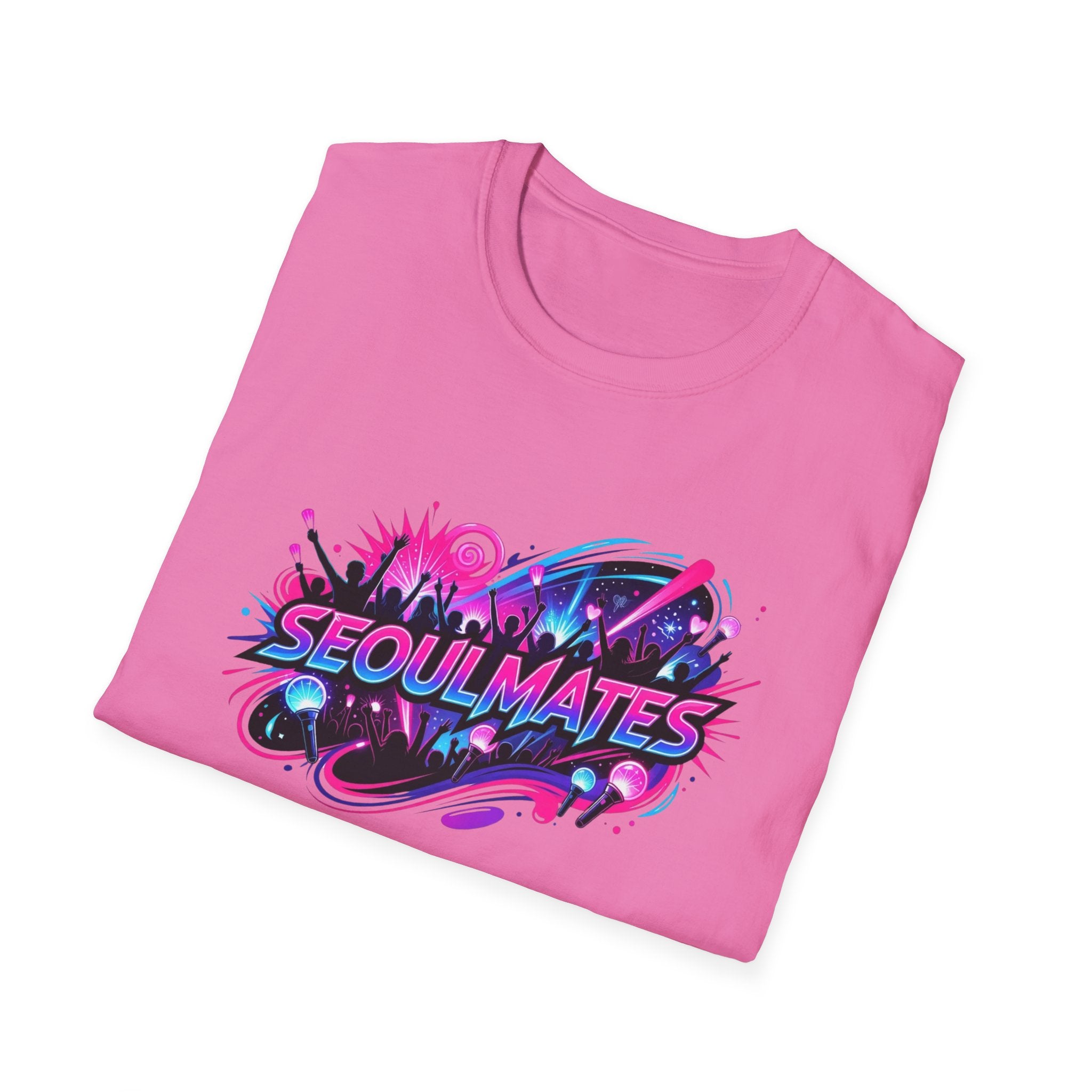 Seoulmates Graphic T-Shirt — Neon K-Pop City Vibe Tee
