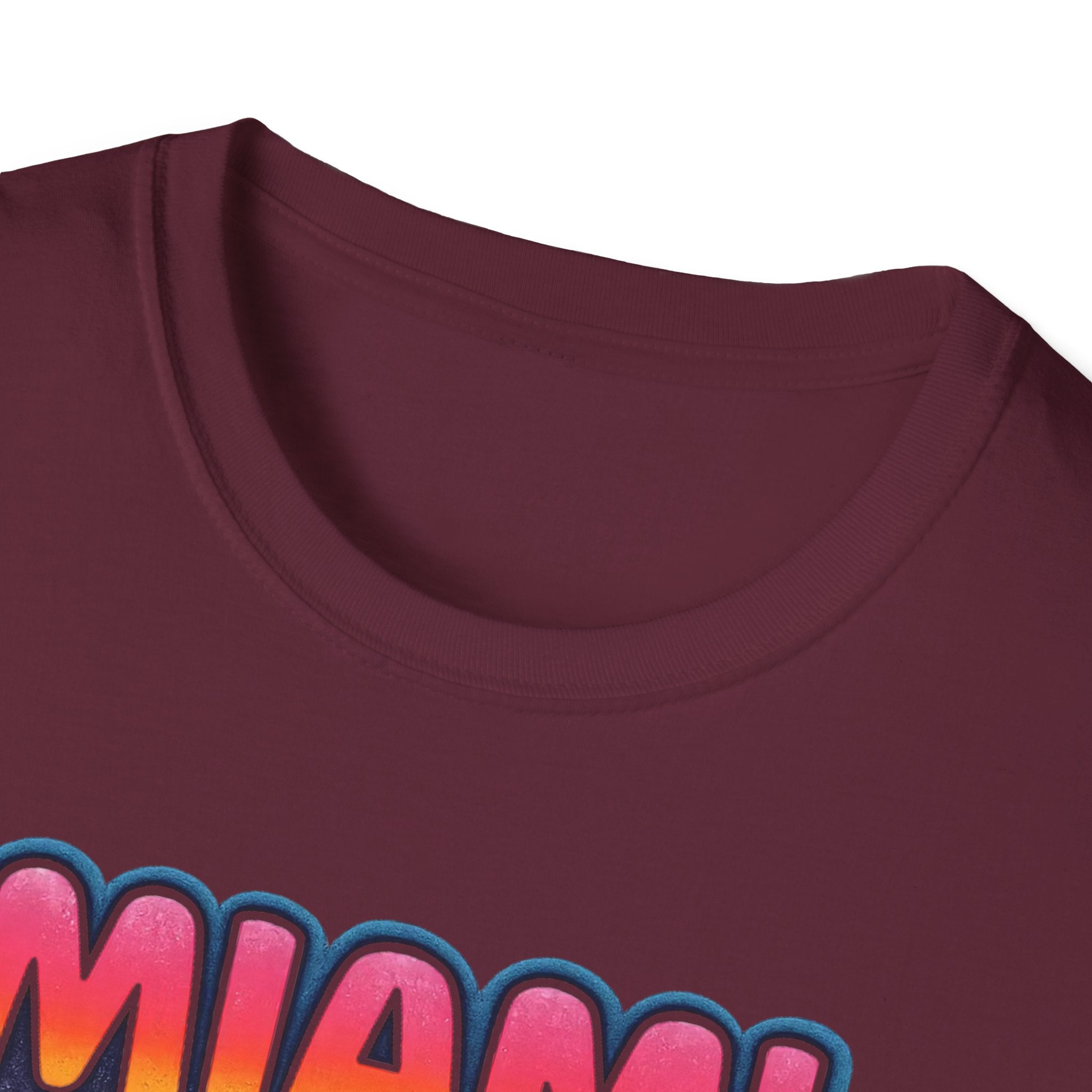 Miami Caliente Sunset T-Shirt — Vintage Palm Beach Vacation Tee