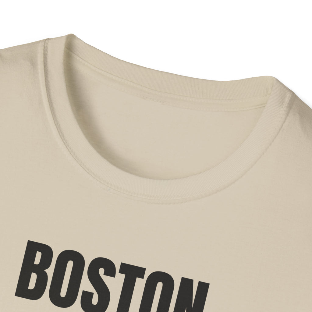 Boston Retro Stripes T-Shirt | Vintage City Graphic