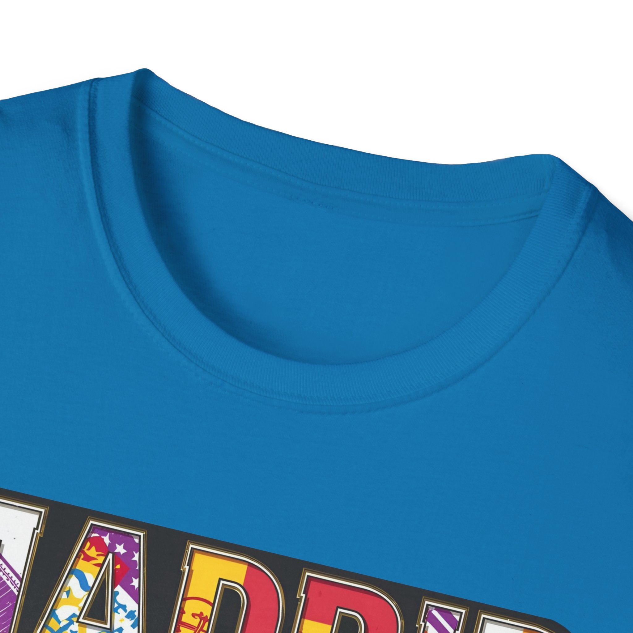 Madrid Colorful Lettering T-Shirt | City Typography Travel Shirt
