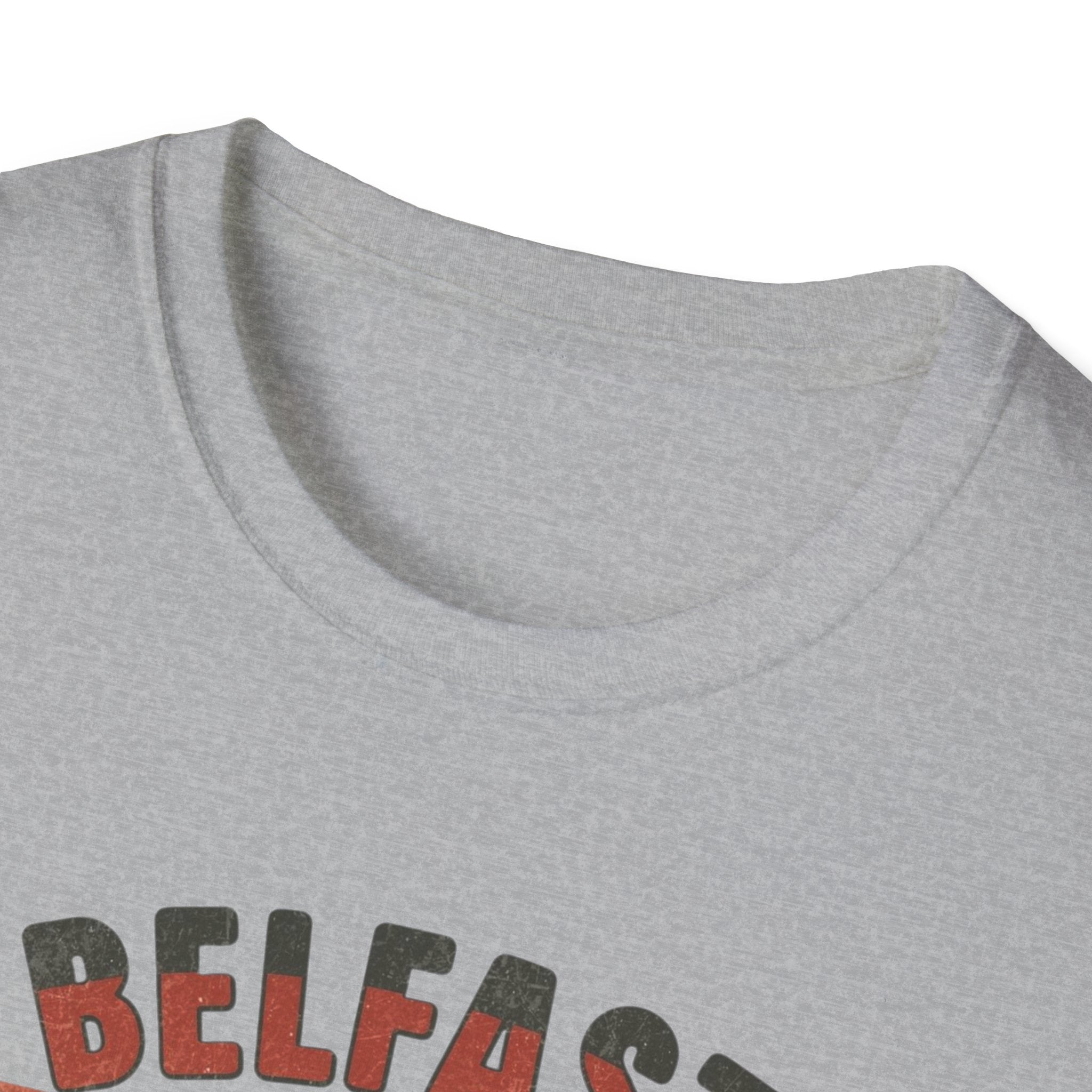 Belfast 'Completely Banjaxed' Retro Stripe T-Shirt — Vintage Irish Humor Tee