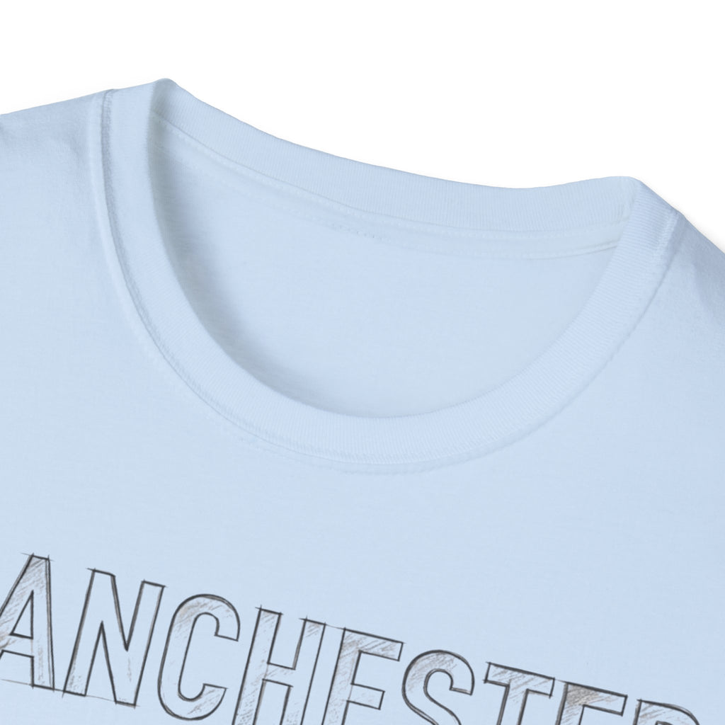 Manchester Est. 1853 T-Shirt — "Built by workers, loved by dreamers"