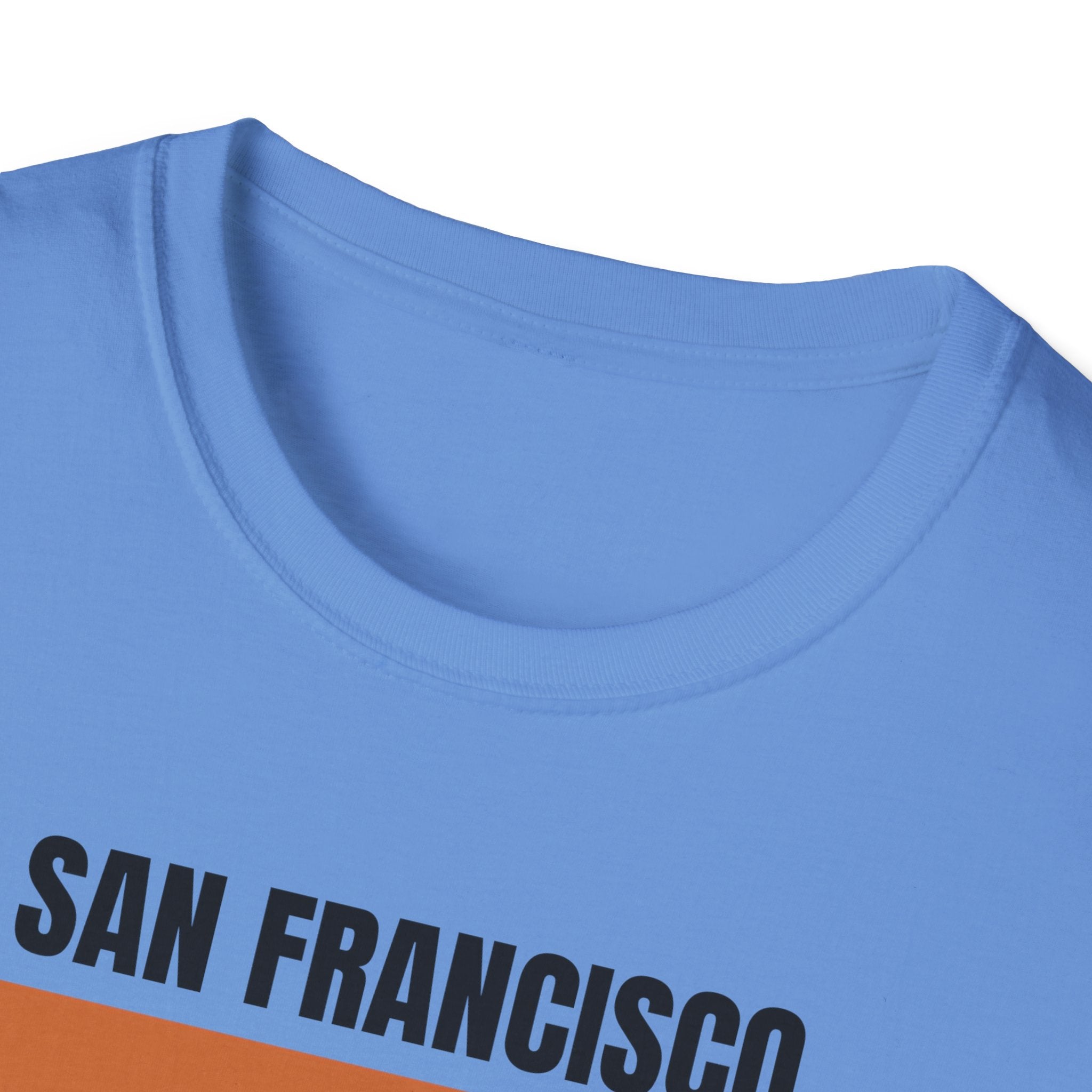 San Francisco Retro Stripes T-Shirt | Vintage City Skyline Bars