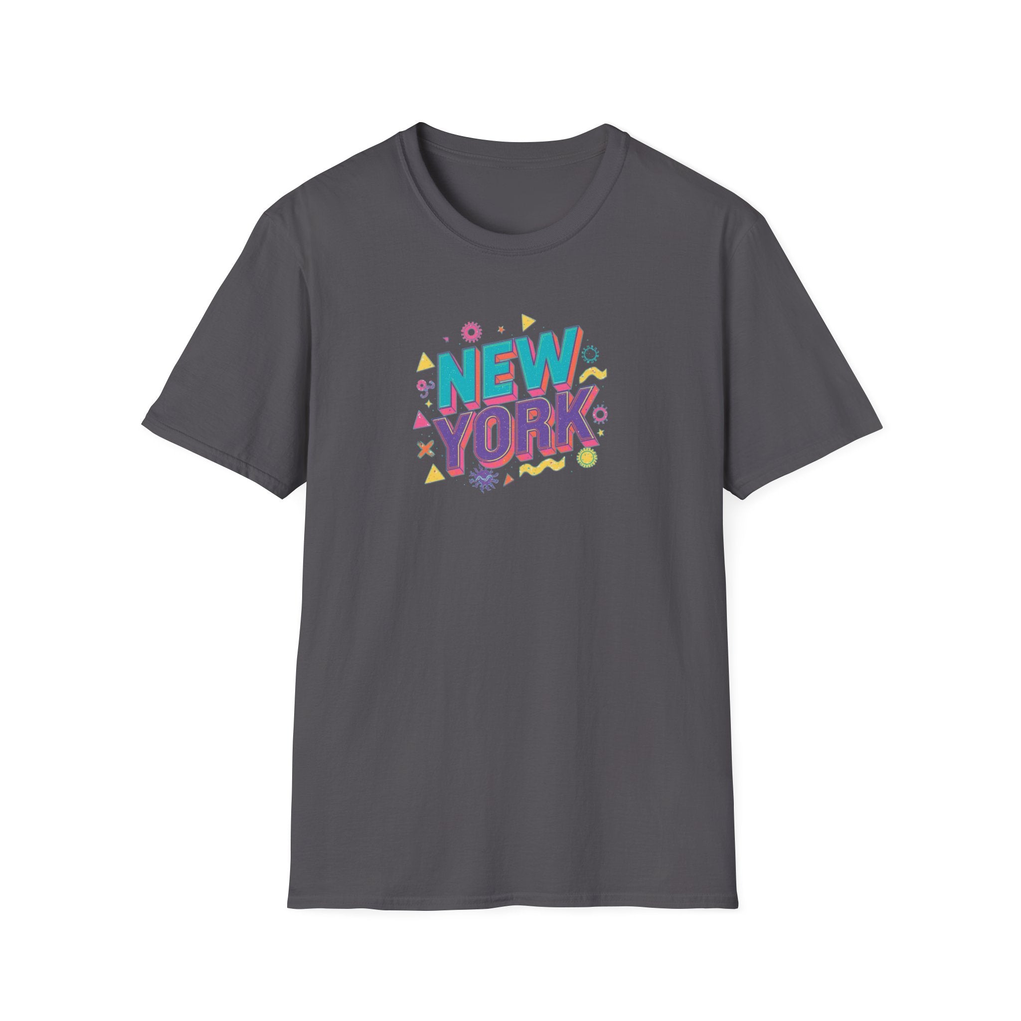New York colorful typography T-Shirt | city souvenir, retro pop design