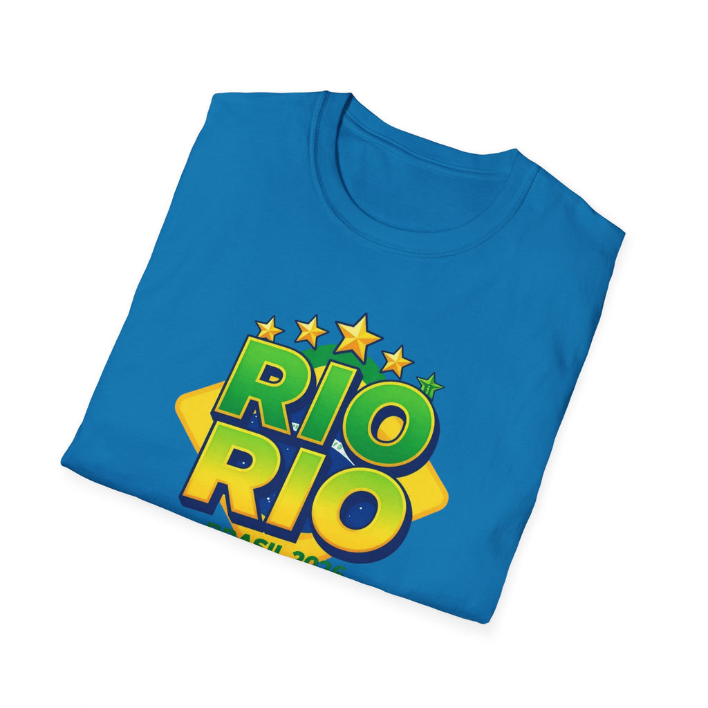 Rio Rio Brasil 2026 T-Shirt — Bright Brazilian Travel Souvenir Tee