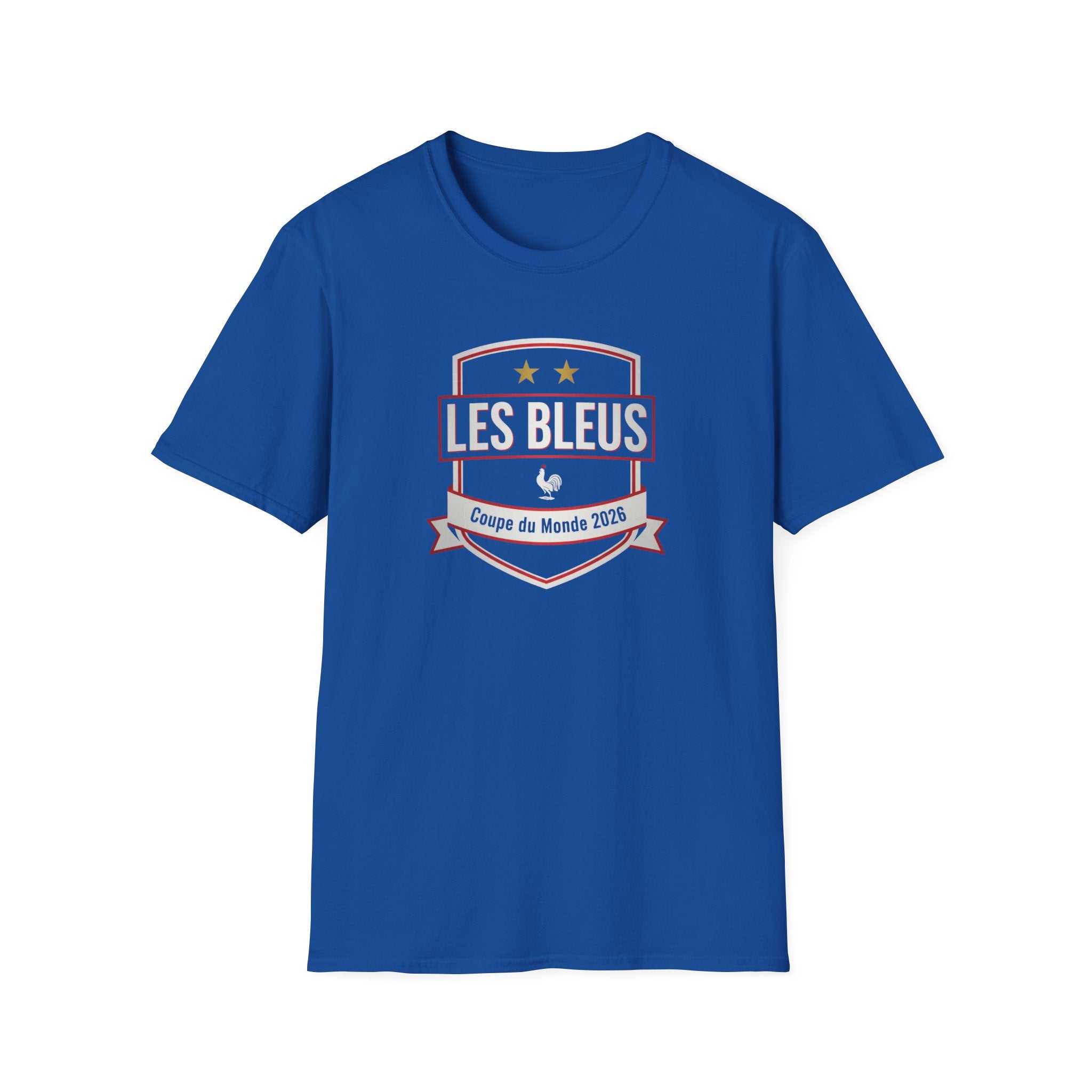 Les Bleus Shield T-Shirt – Coupe du Monde 2026 French Soccer Fan Tee