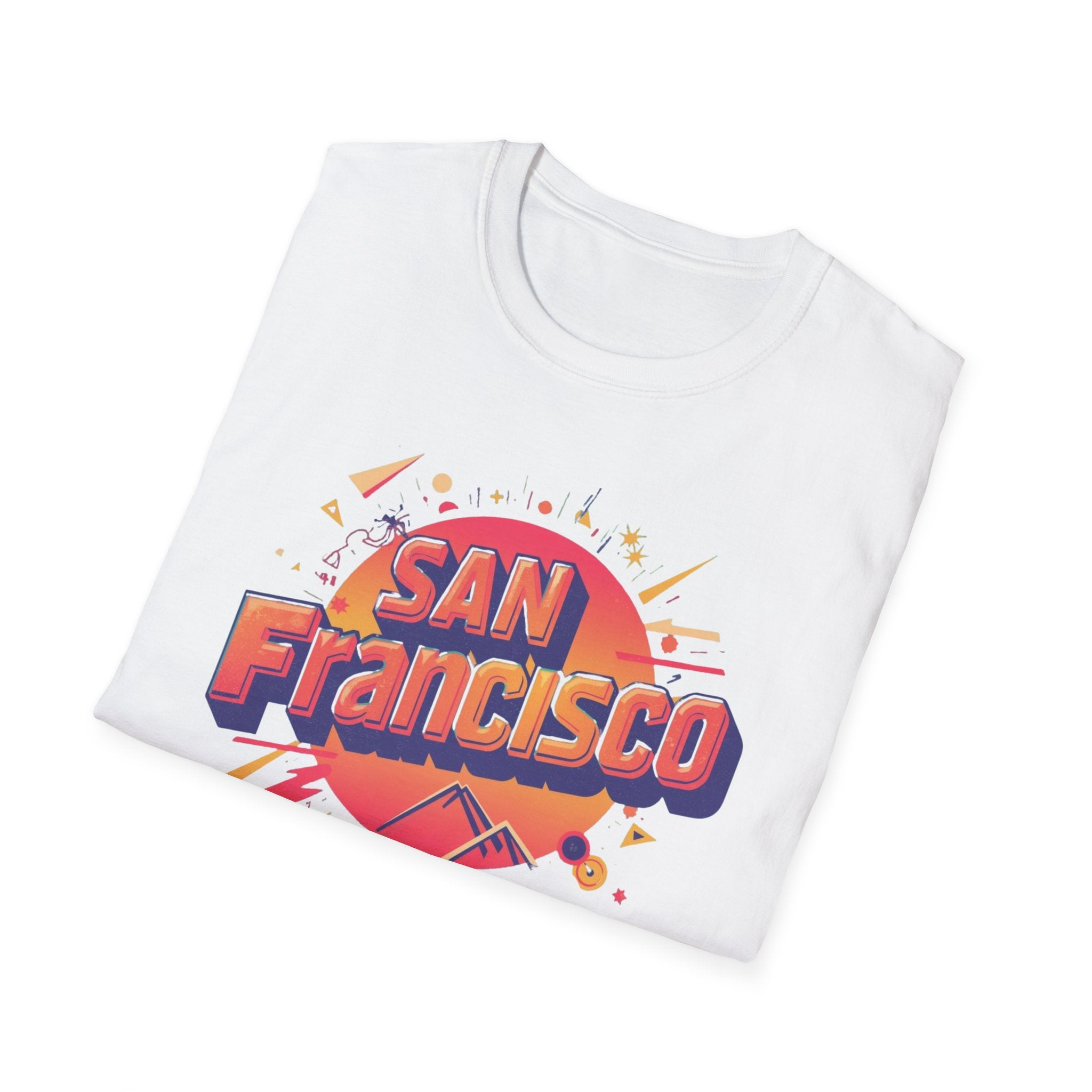 San Francisco Retro Sunset T-Shirt — Vintage City Skyline Tee