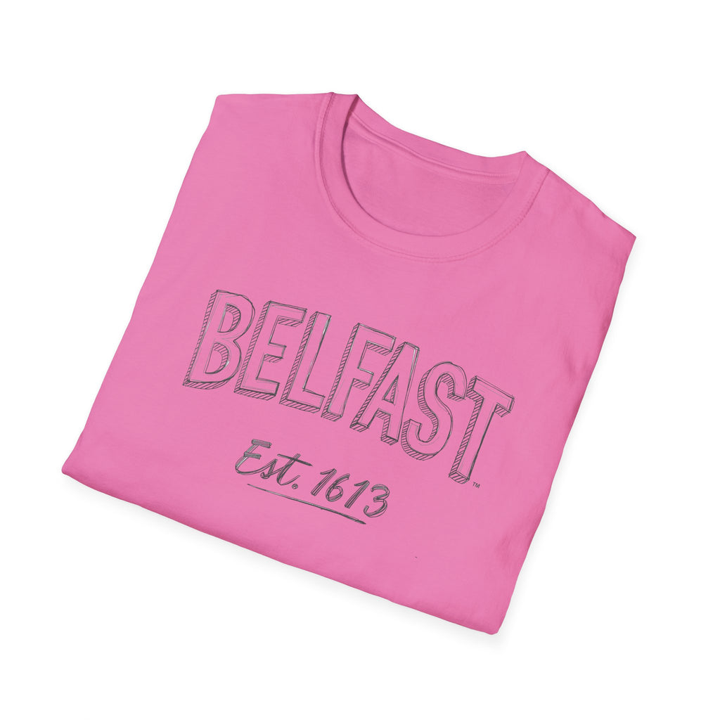 Belfast Est. 1613 Vintage-Style T-Shirt — Retro City Pride Tee