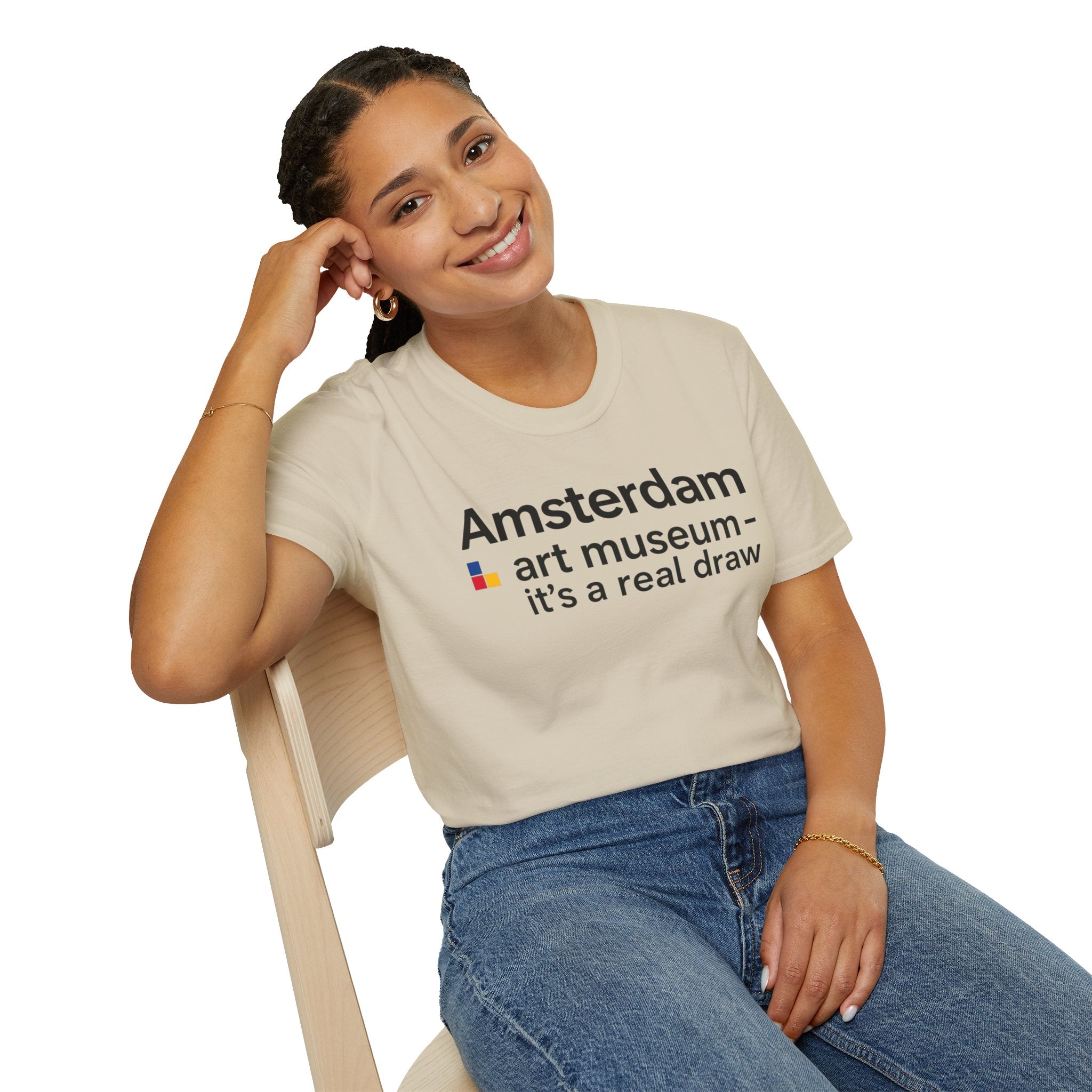 Amsterdam Art Museum T-Shirt — "it's a real draw" Graphic Tee