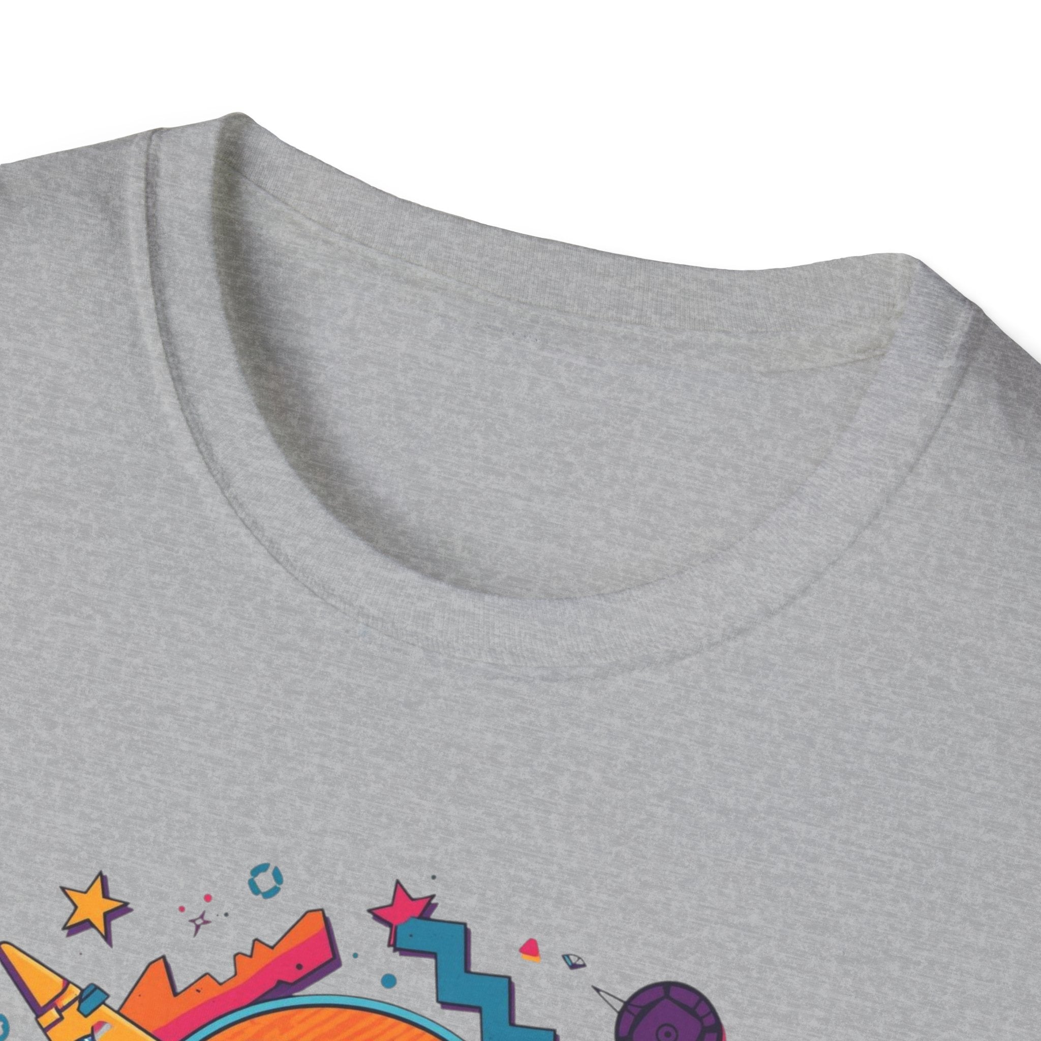 Seattle Retro Graphic T-Shirt — Colorful City Skyline Design