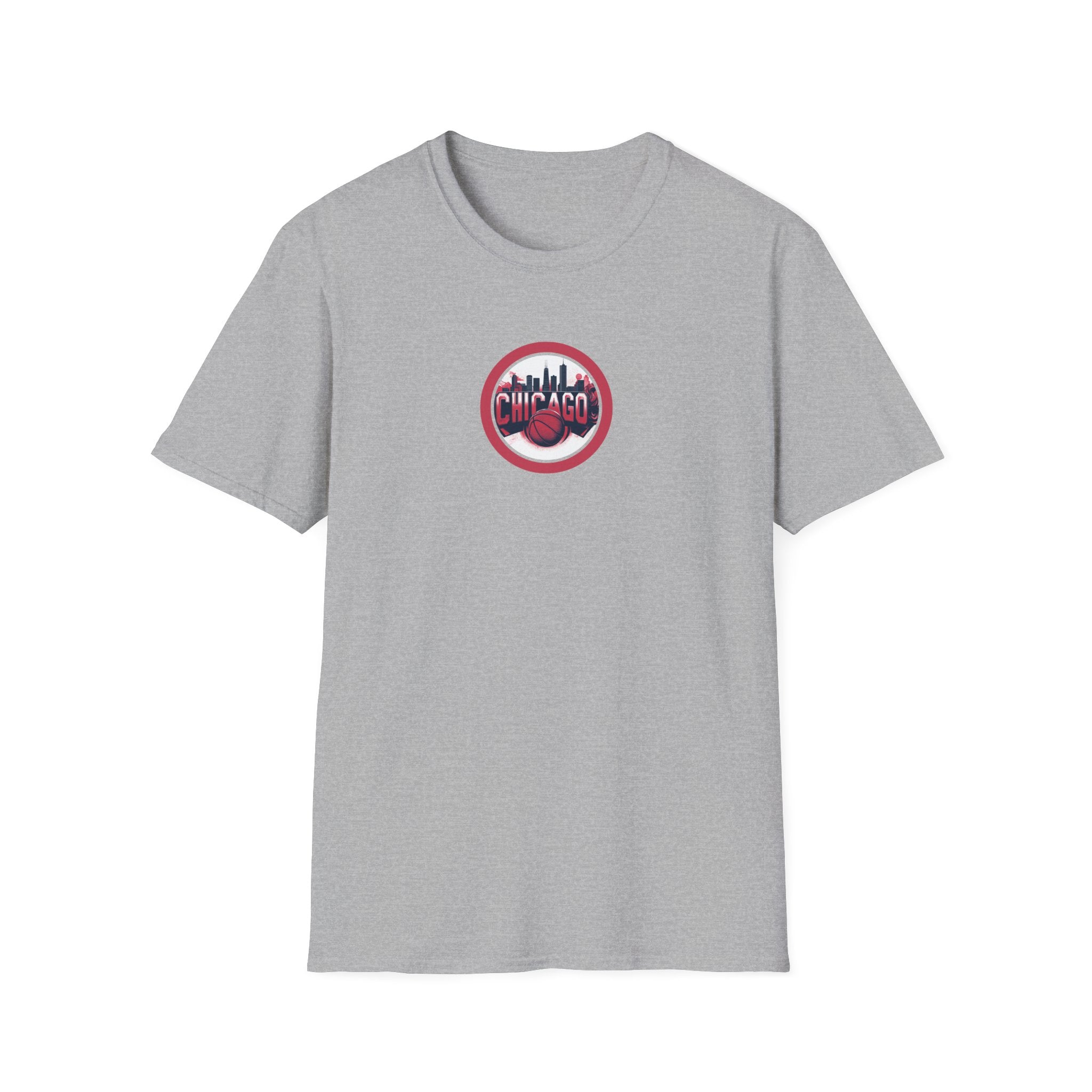 Chicago Skyline Circle Logo T-Shirt | Cityscape Graphic Tee