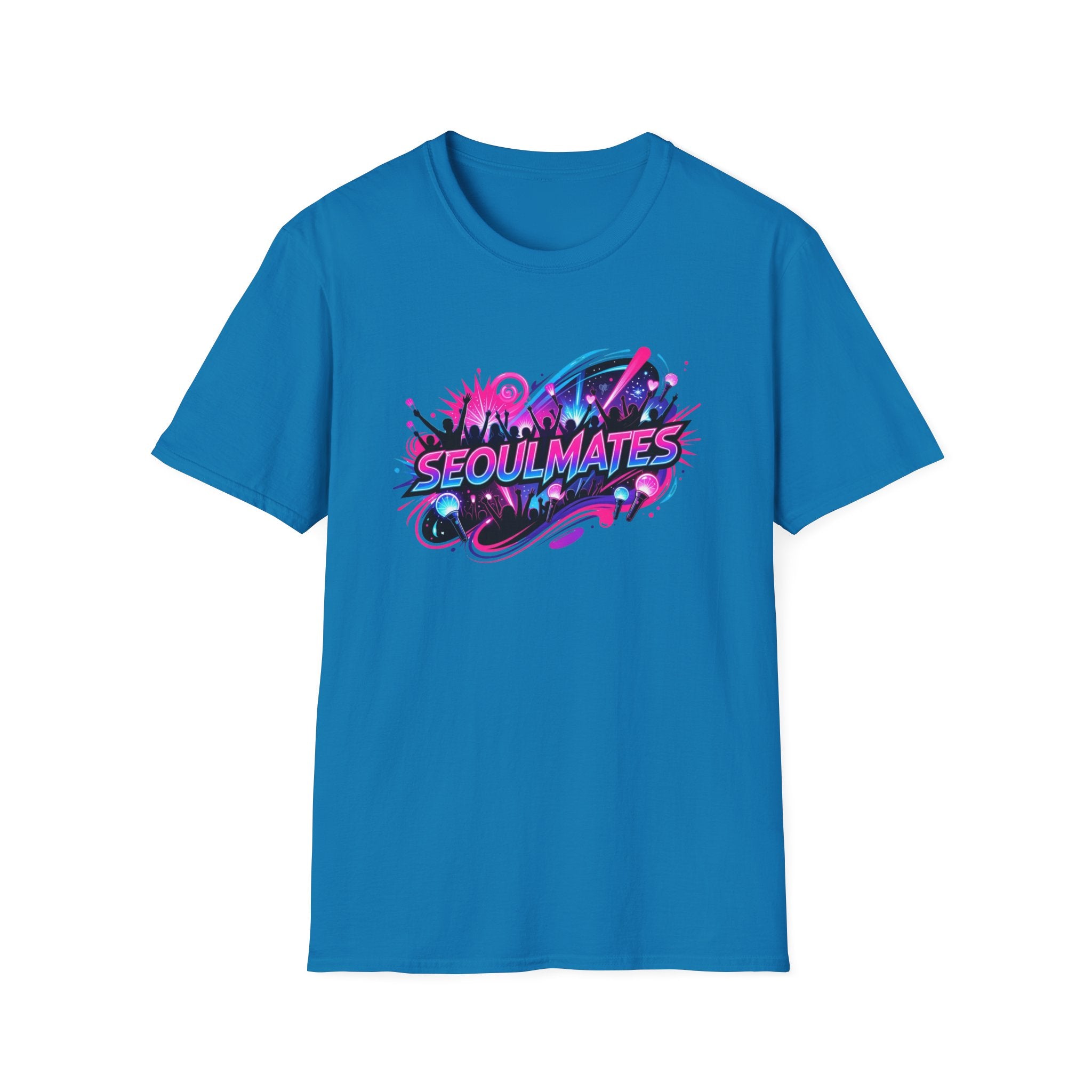 Seoulmates Graphic T-Shirt — Neon K-Pop City Vibe Tee