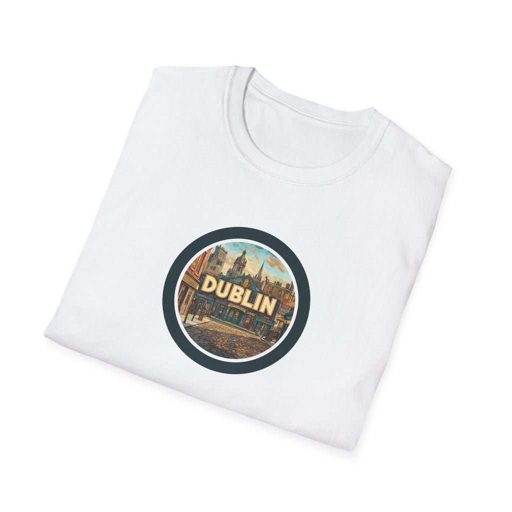 Dublin Vintage Cityscape T-Shirt | Ireland Travel Souvenir