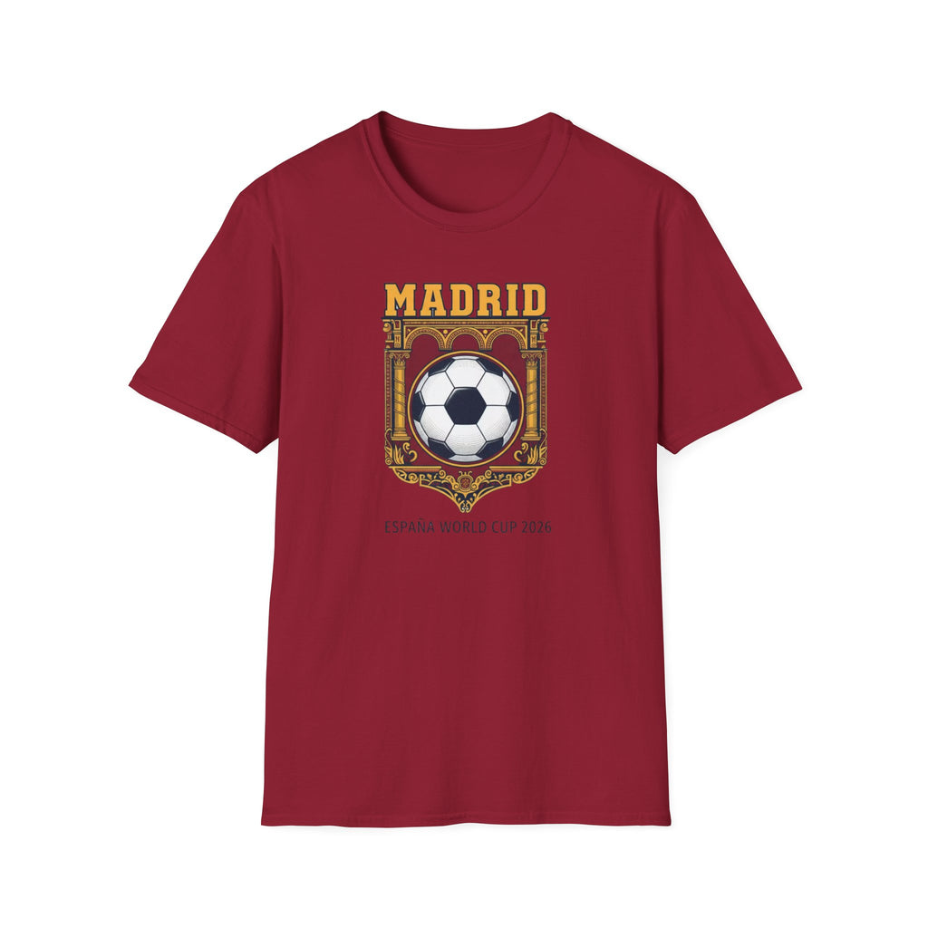 Madrid World Cup Soccer T-Shirt — España World Cup 2026 Graphic Tee