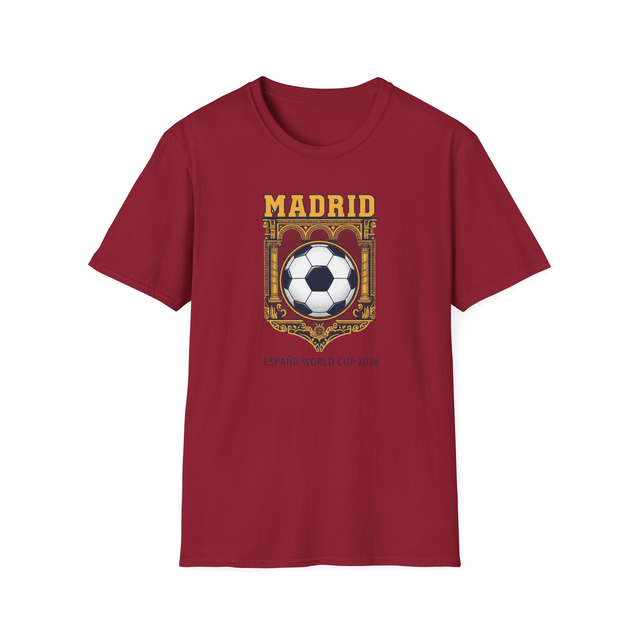 Madrid World Cup Soccer T-Shirt — España World Cup 2026 Graphic Tee