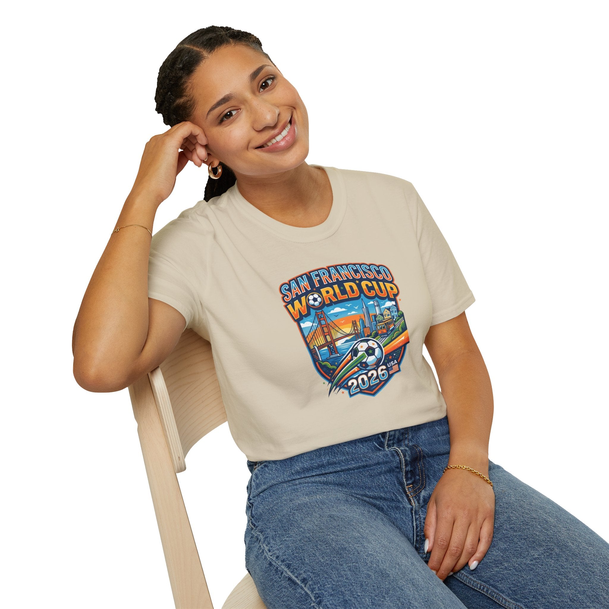 San Francisco World Cup 2026 T-Shirt — Vintage City Soccer Crest