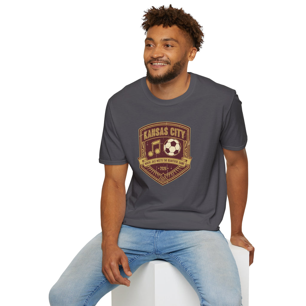 Kansas City Music & Soccer Crest T-Shirt