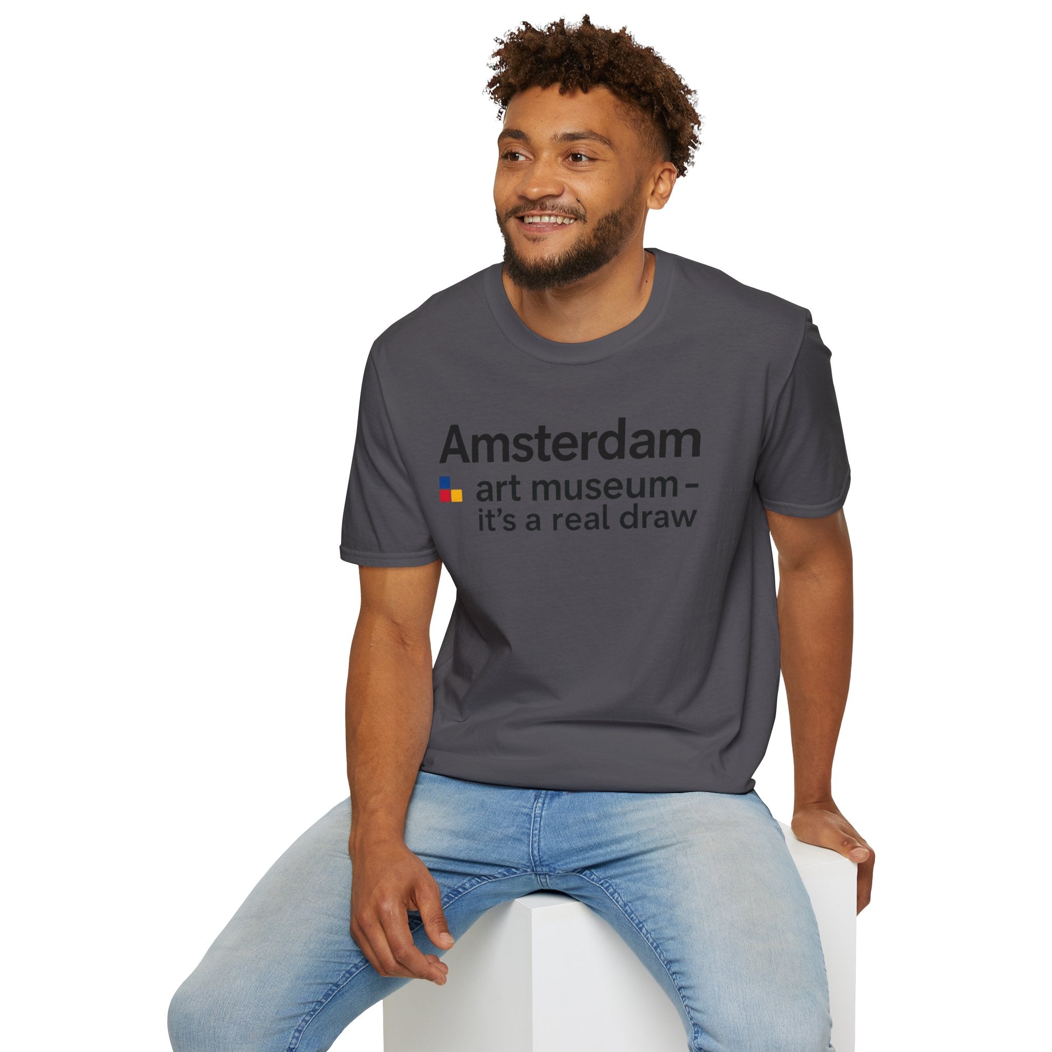 Amsterdam Art Museum T-Shirt — "it's a real draw" Graphic Tee