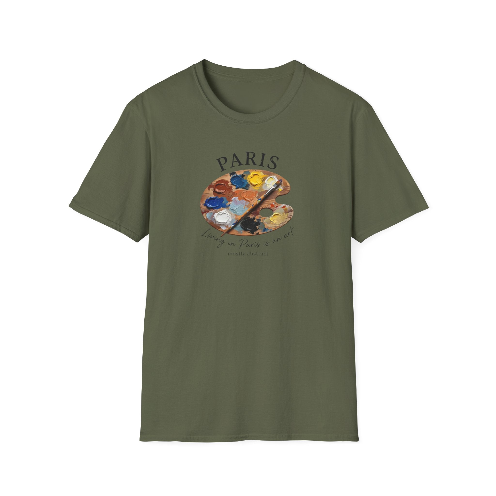 Paris Artist Palette T-Shirt — "Every one of these is a new idea" Artistic Tee