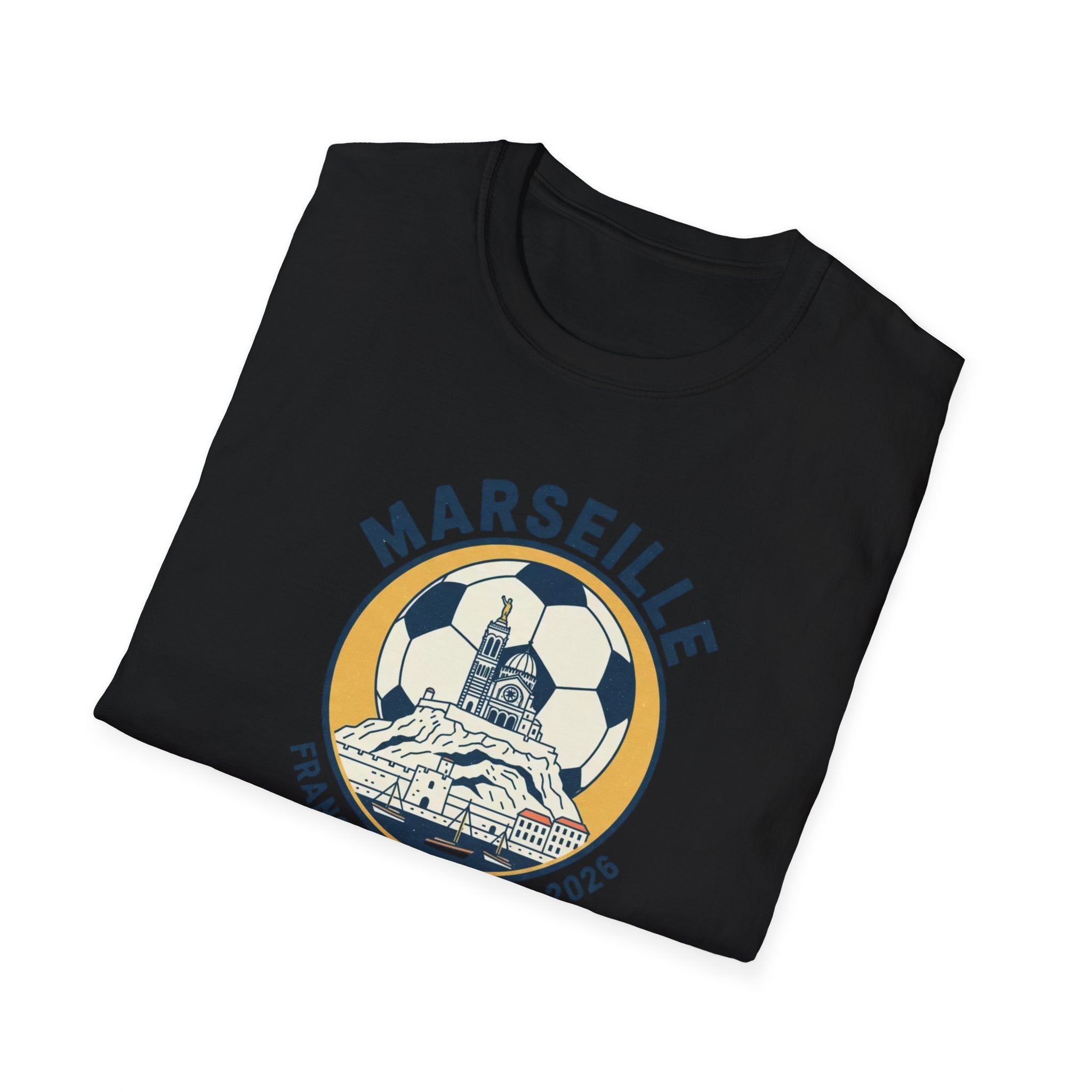 Marseille Soccer T‑Shirt – France World Cup 2026 Stadium Graphic