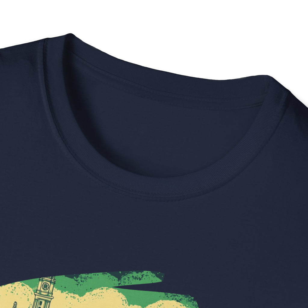 Dublin skyline brushstroke T-Shirt | Ireland travel city tee