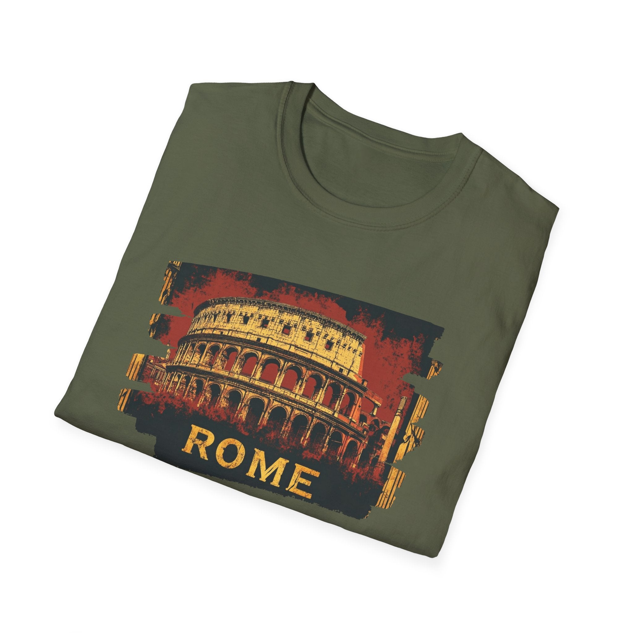 Colosseum Rome graphic T-Shirt | Vintage Roman Landmark travel tee