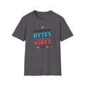 Running on Bytes and Vibes T-Shirt — Retro Tech Austin Graphic Tee