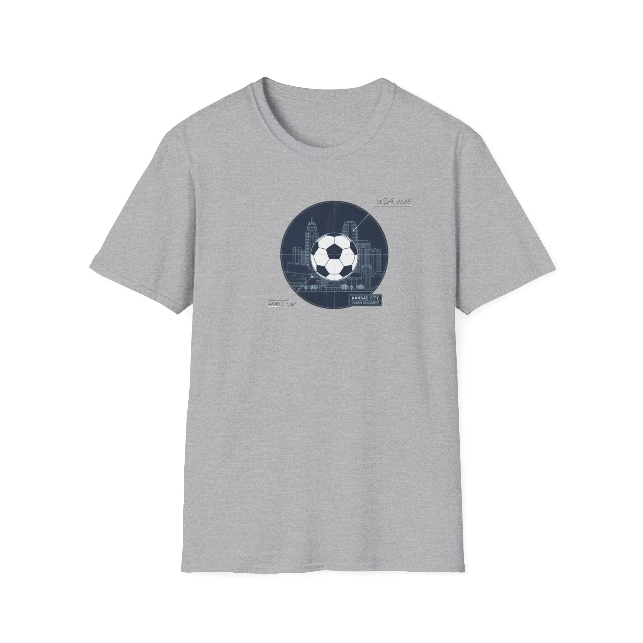 Soccer Globe T-Shirt — Vintage Stadium Soccer Ball Graphic Tee