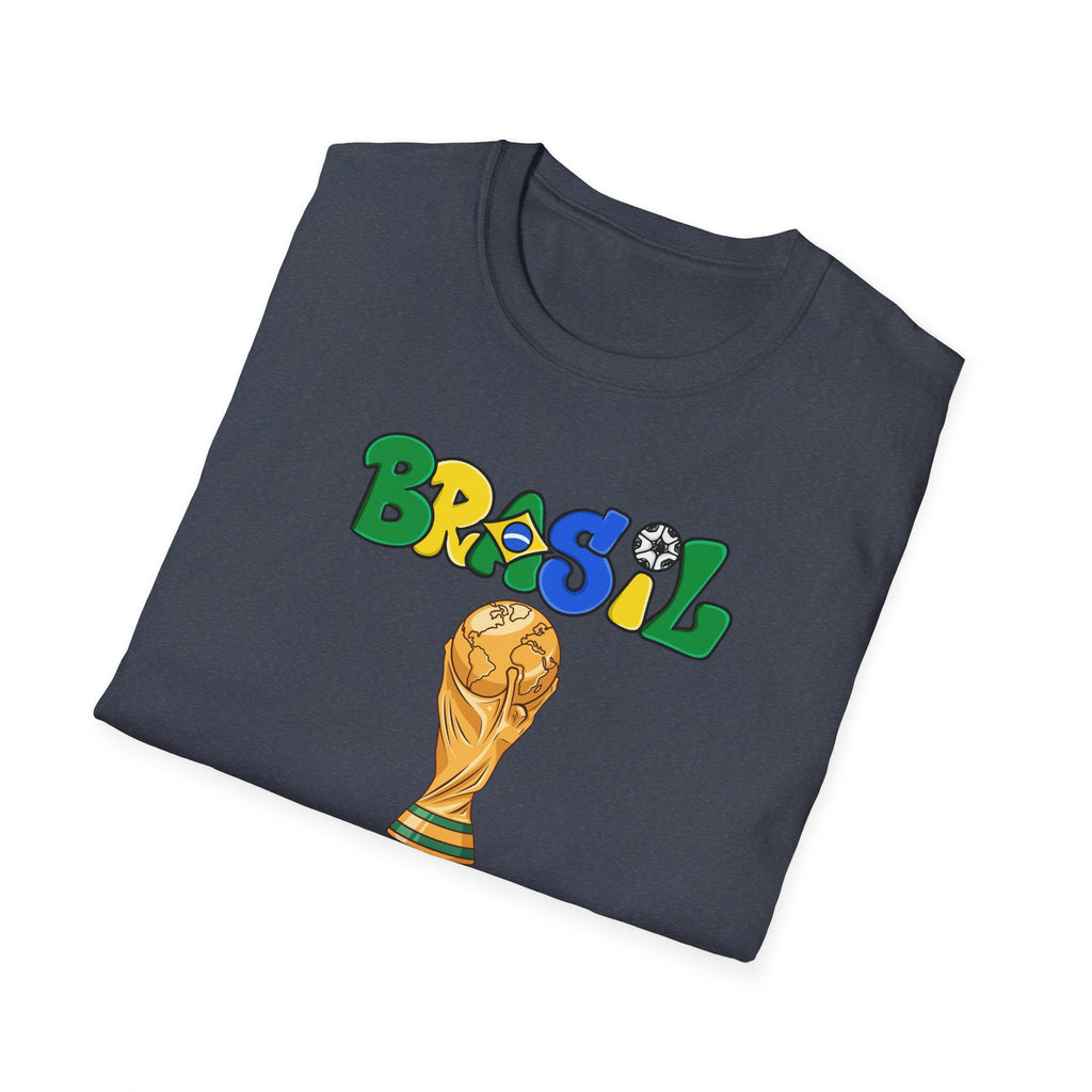 Brasil World Cup Trophy T-Shirt — Brazil Soccer Fan Tee