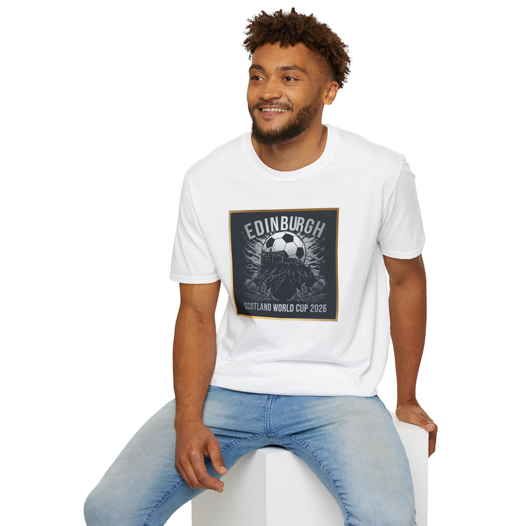 Edinburgh Soccer T-Shirt – Scotland World Cup 2026 Football Tee