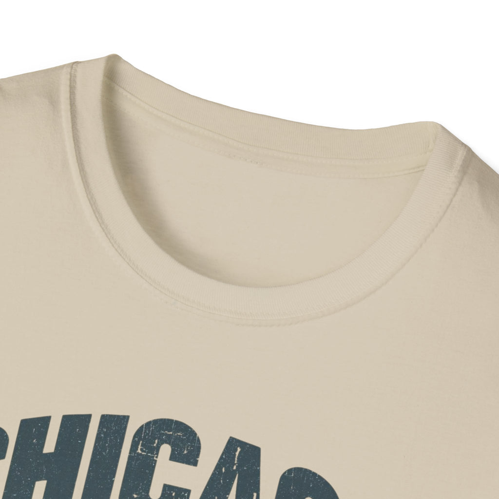 Chicago Skyline T-Shirt — Retro Sunset Cityscape Tee