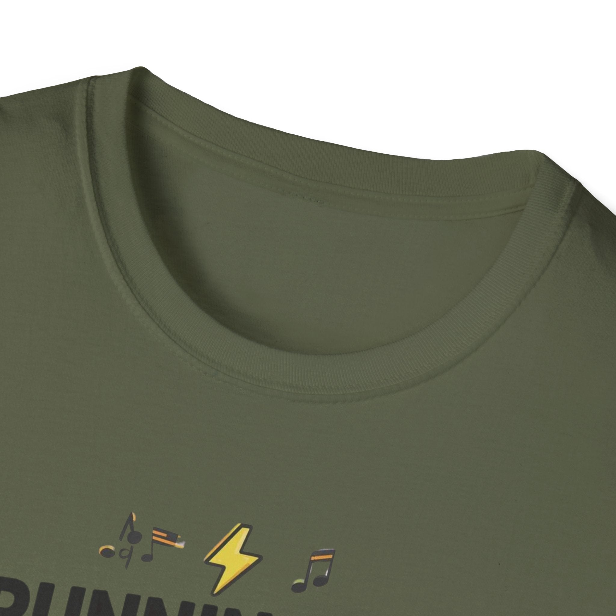 Running on Bytes and Vibes T-Shirt — Retro Tech Austin Graphic Tee